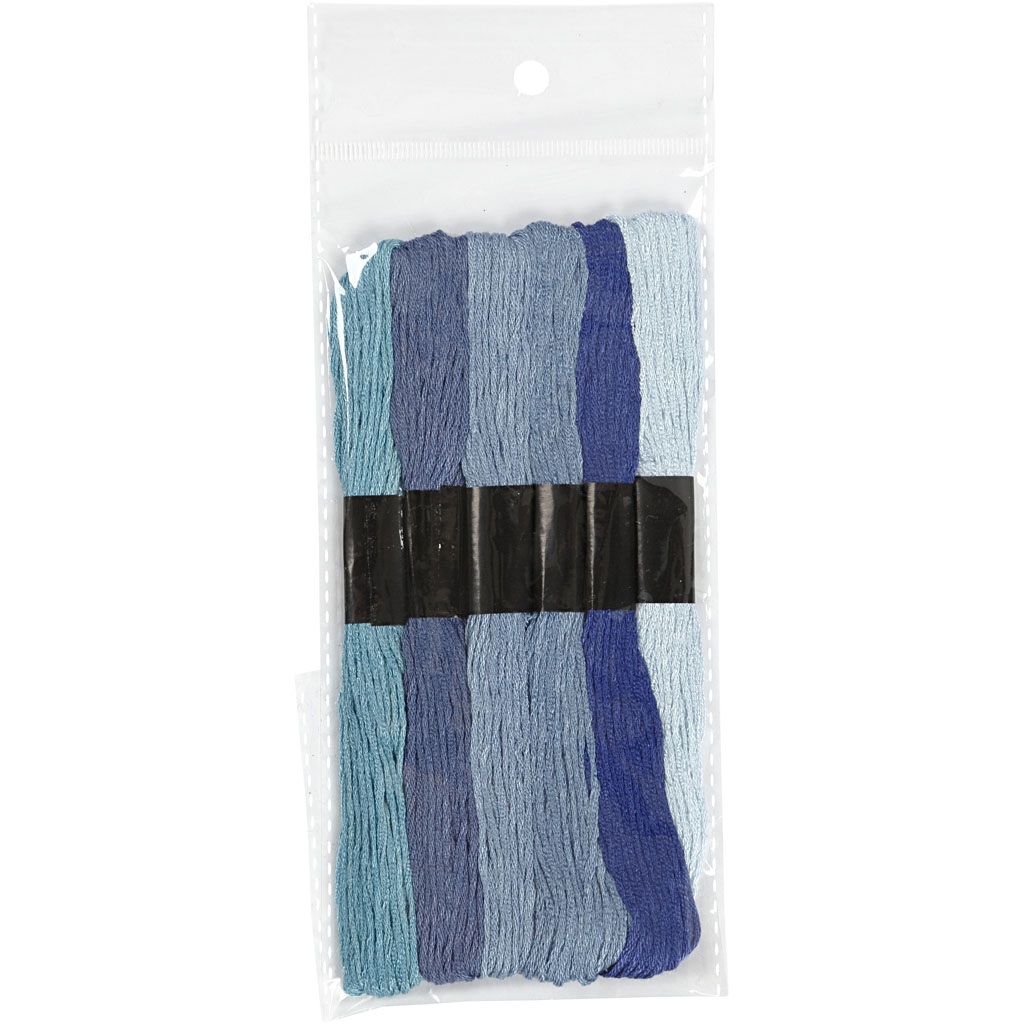 Broderigarn Creativ Company Harmoni Tykkelse 1 mm 6 Bunter/1 Pk