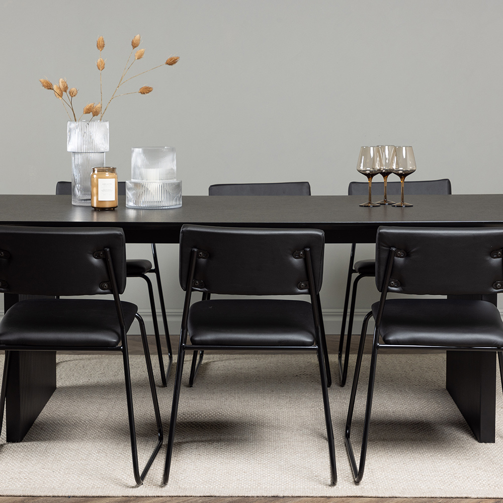 Spisegruppe Venture Home Vail med 6 Kenth Stoler