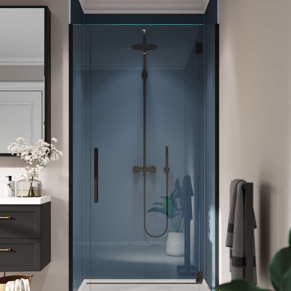 Baderomspanel Fibo 6274-00 Dusty Blue