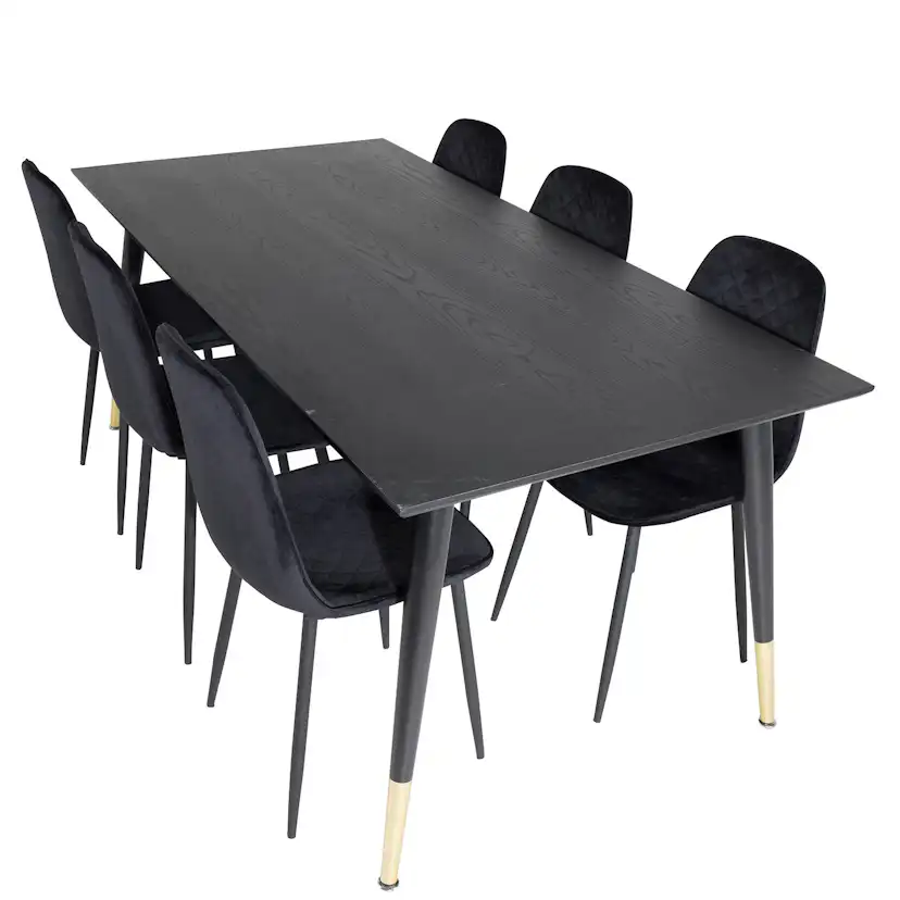 Spisegruppe Venture Home Dipp med 6 Polar Stitches Stoler