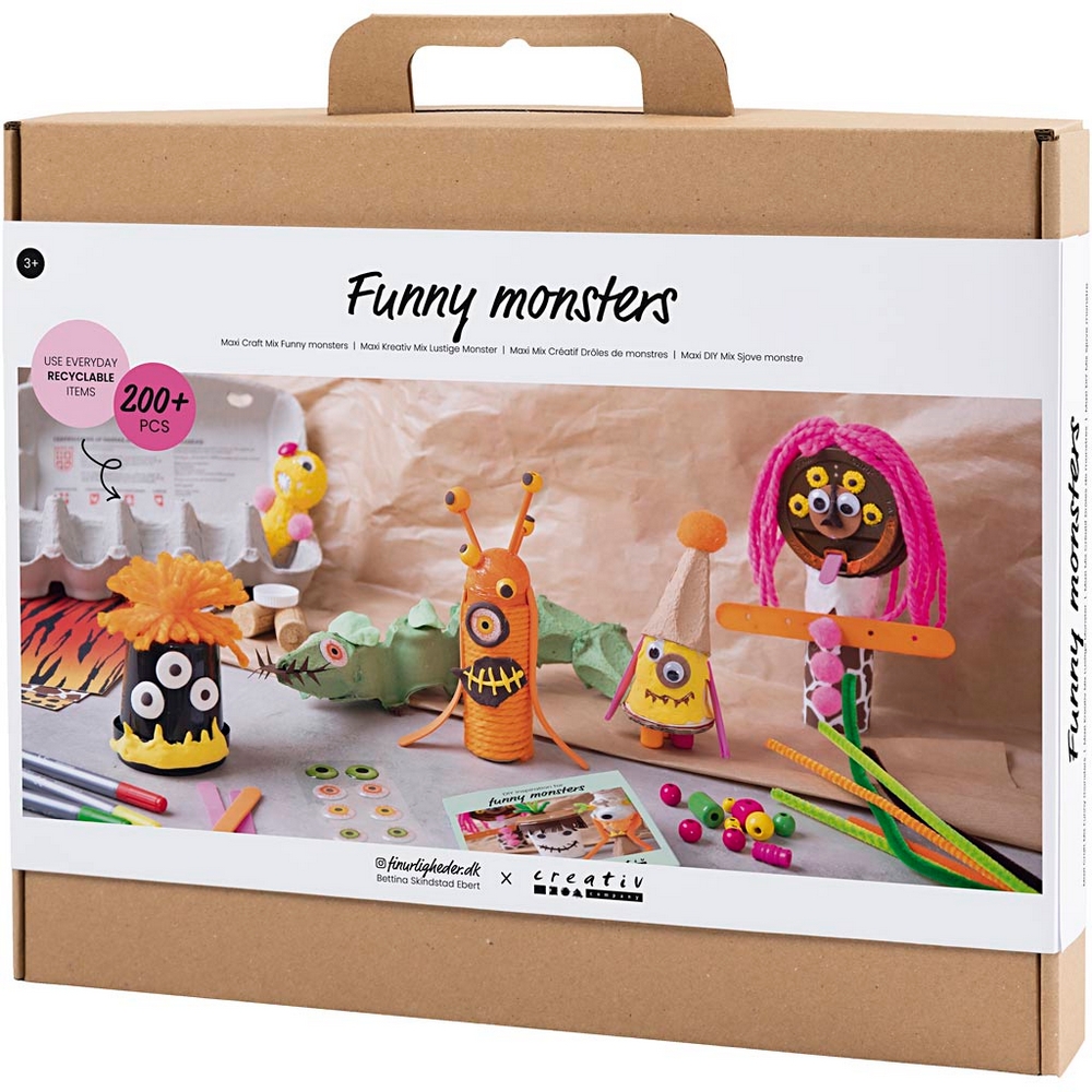 Hobbysett Creativ Company Maxi DIY Kit Mix Funny Monsters