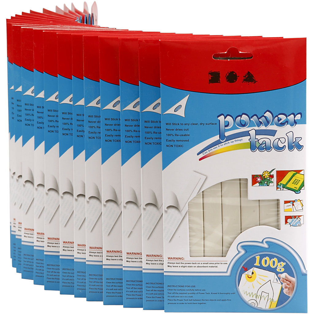 Heftemasse Creativ Company Power Tack 24x100 g/1 Pk