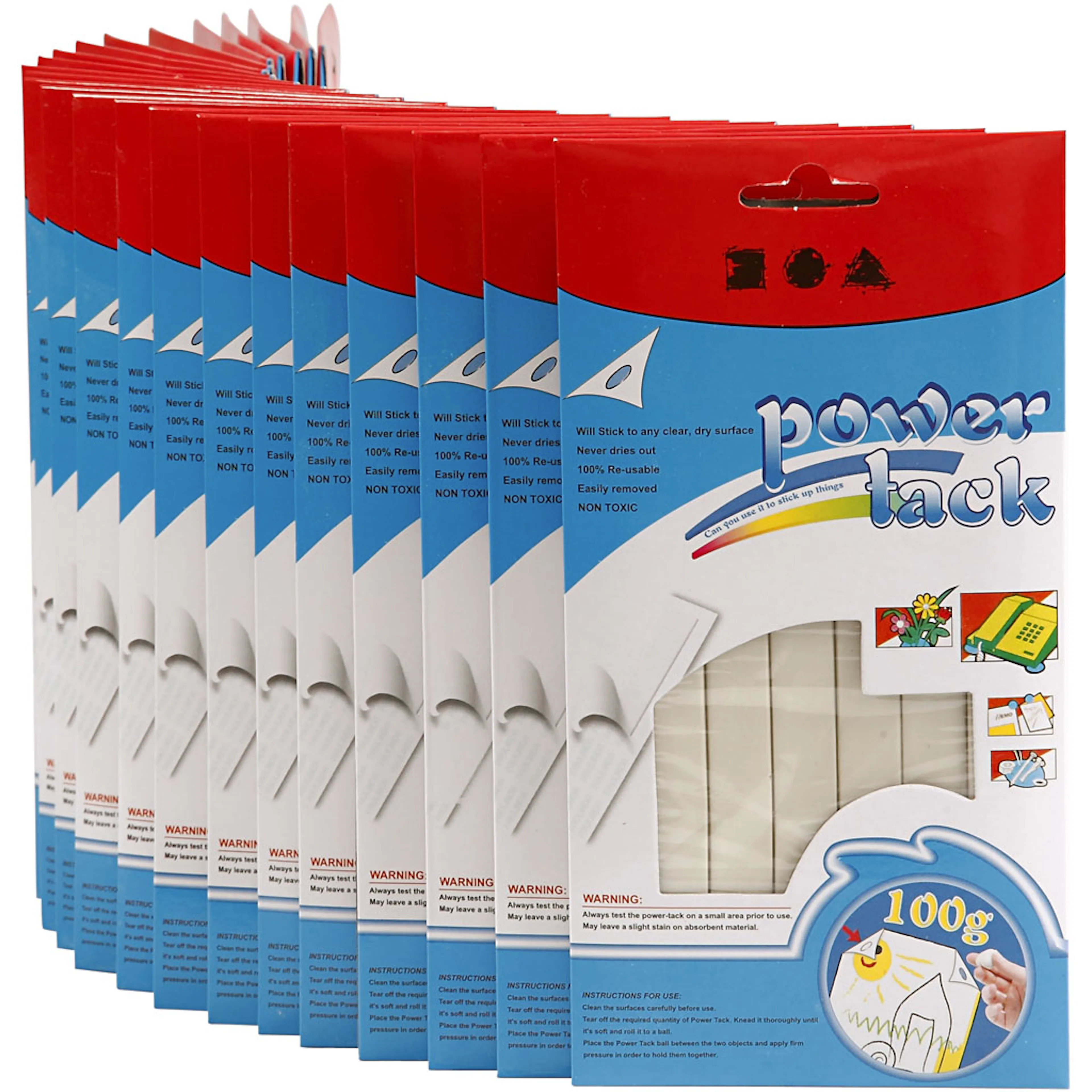 Heftemasse Creativ Company Power Tack 24x100 g/1 Pk