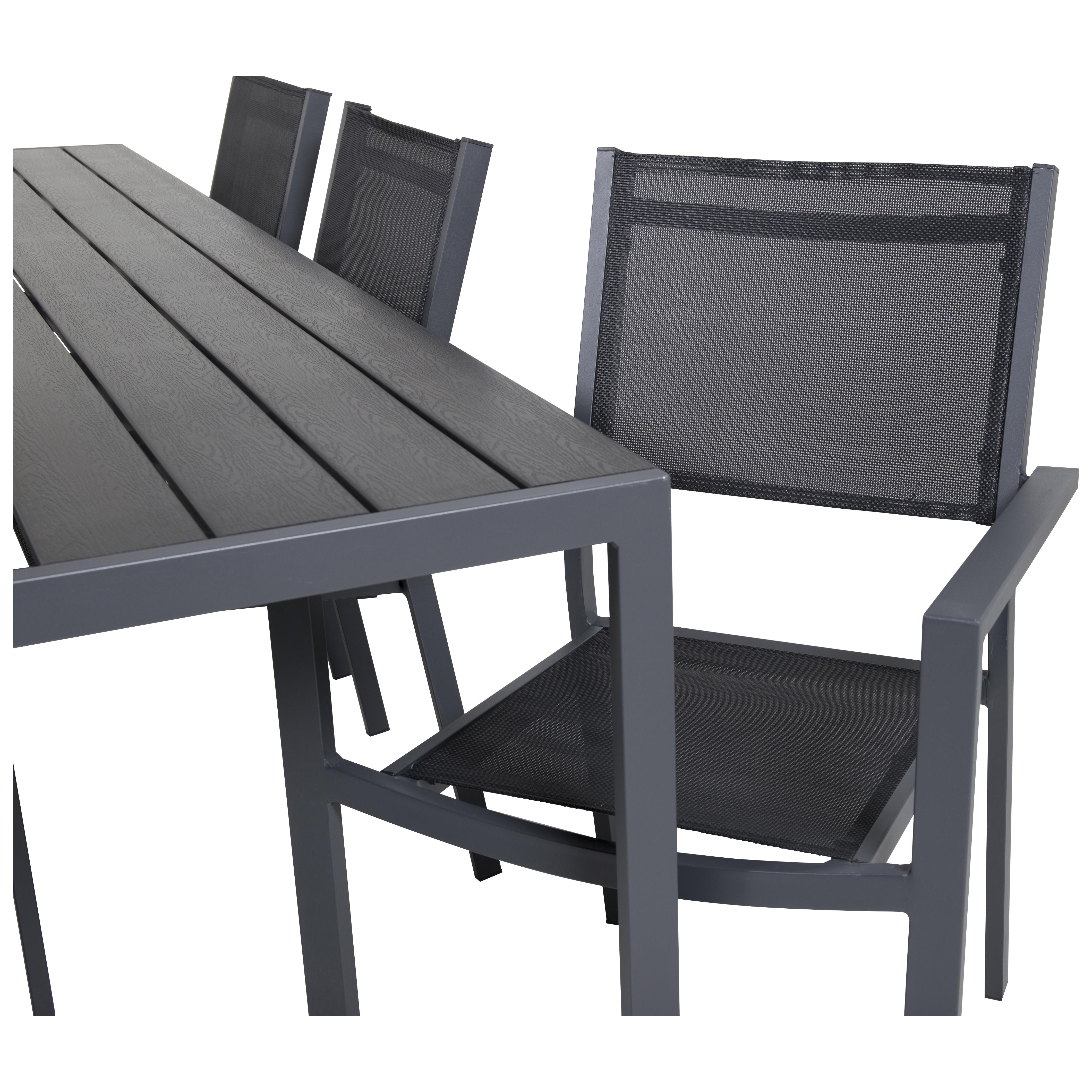 Spisegruppe Venture Home Bront 205 med 6 Copacabana Lenestoler