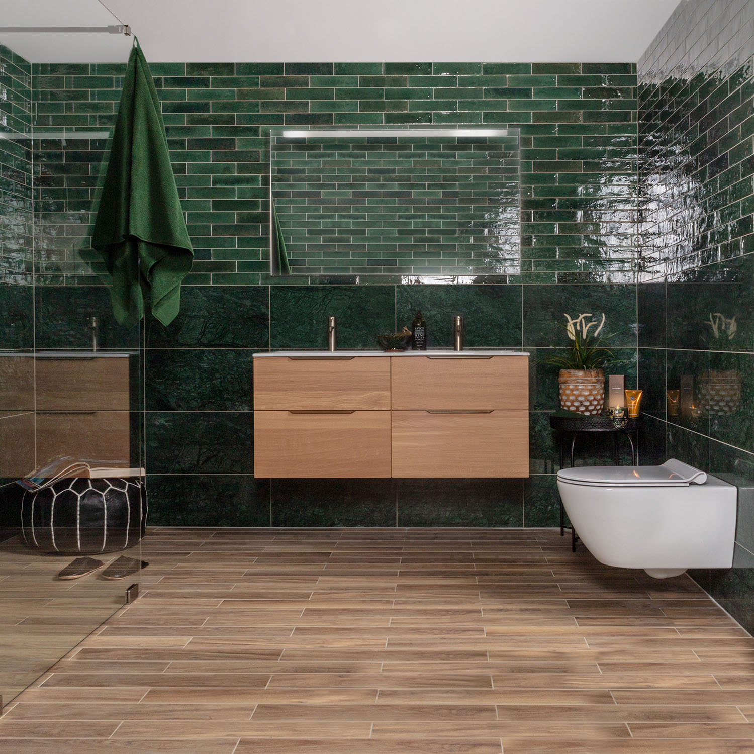 Marmor Arredo Verde Guatemala Grønn Polert 30x60 cm