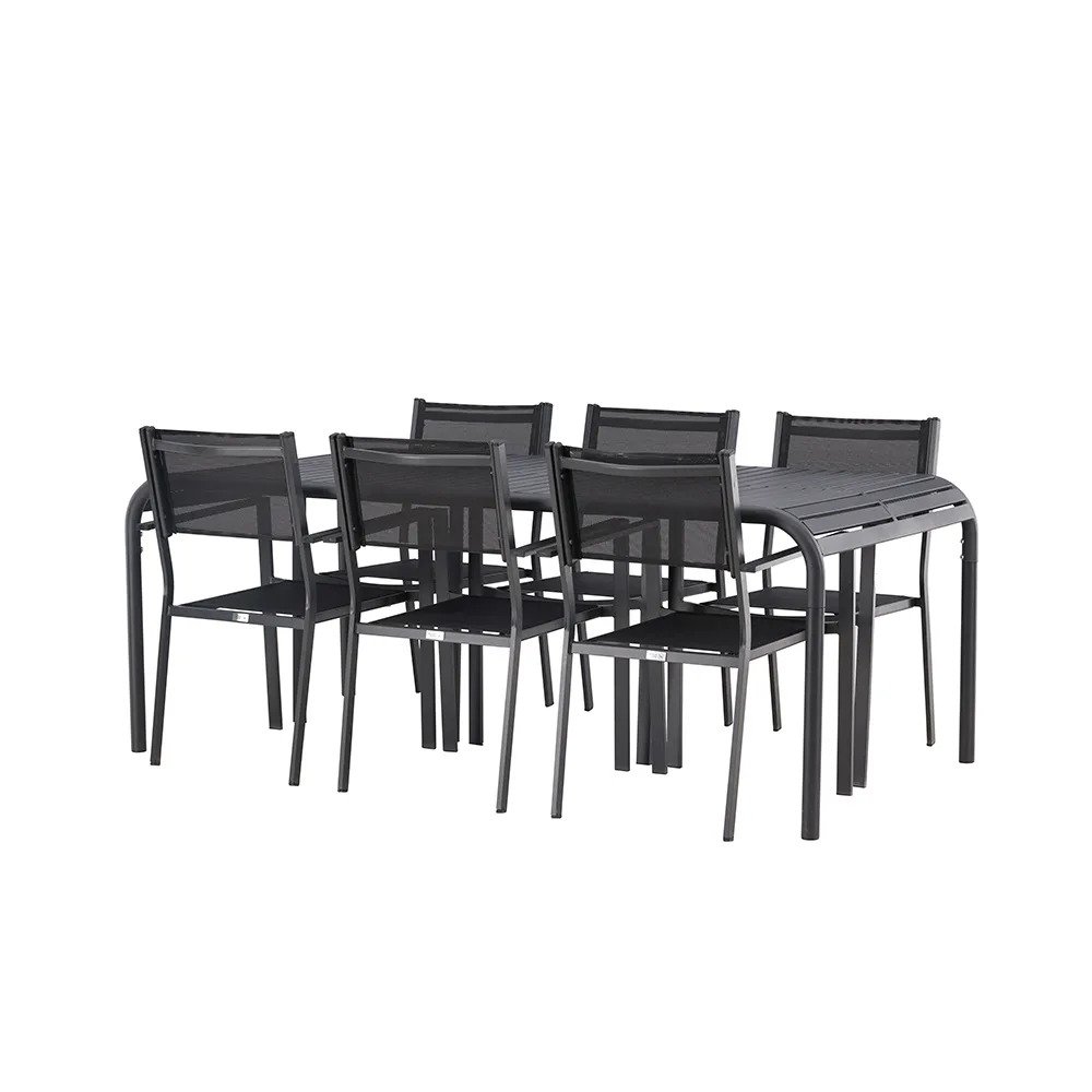 Spisegruppe Venture Home Borneo Bord med 6 Copacabana Stoler