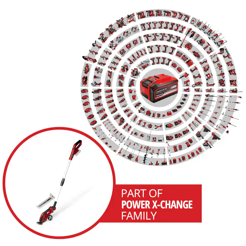 Gress og Kanttrimmer Einhell GE-CG 18/100 Li T Uten Batteri og Lader