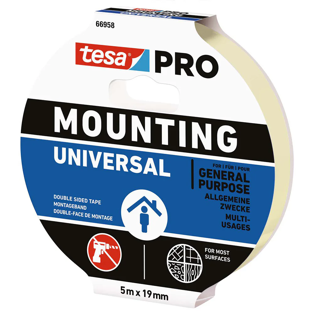 Monteringstape Tesa Pro Universal 19 mm
