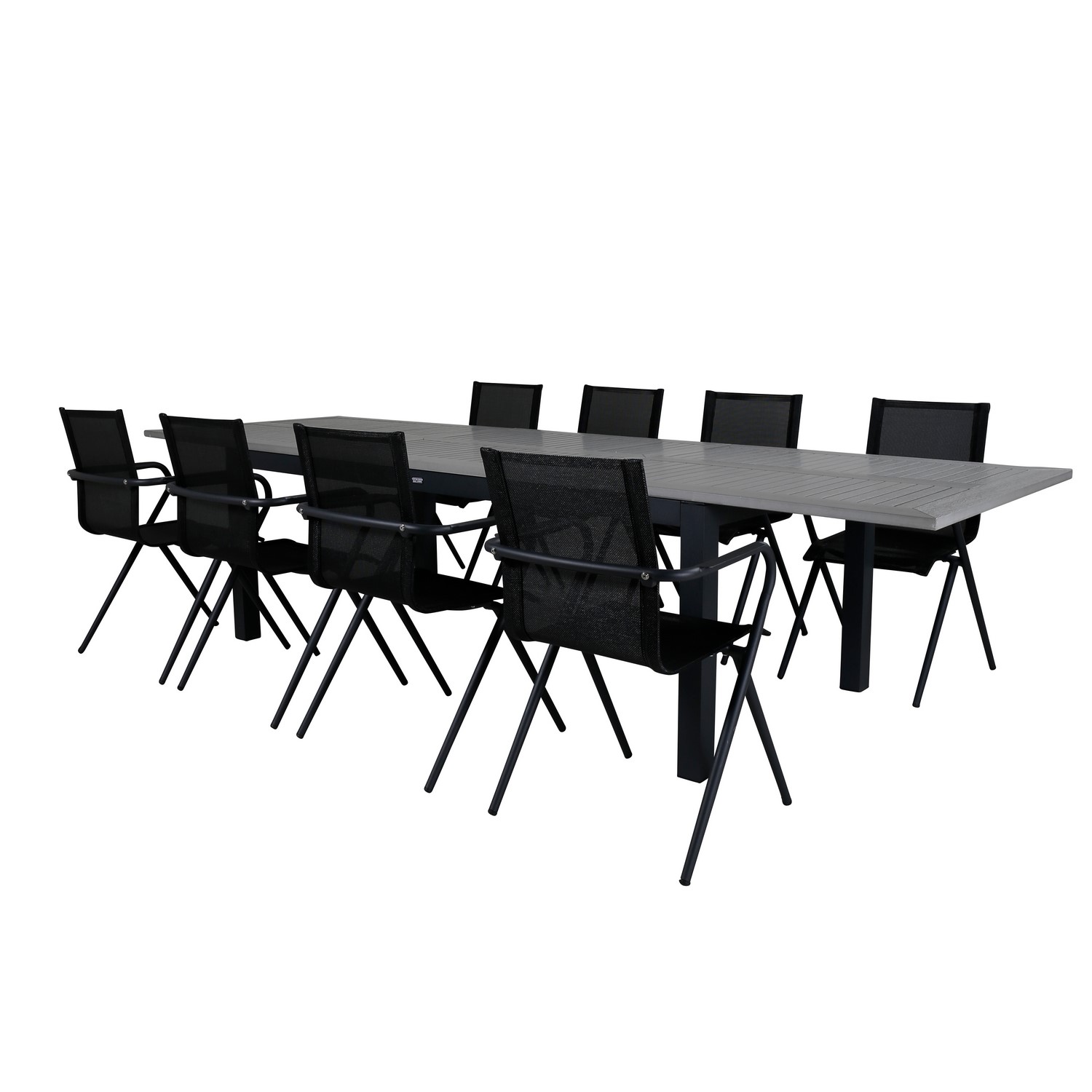 Spisegruppe Venture Home Aleyna med 8 Aspen Spisestoler