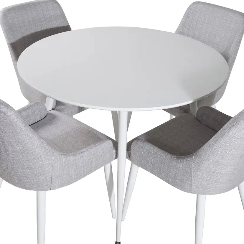 Spisegruppe Venture Home Plake med 4 Plake Stoler Rundt
