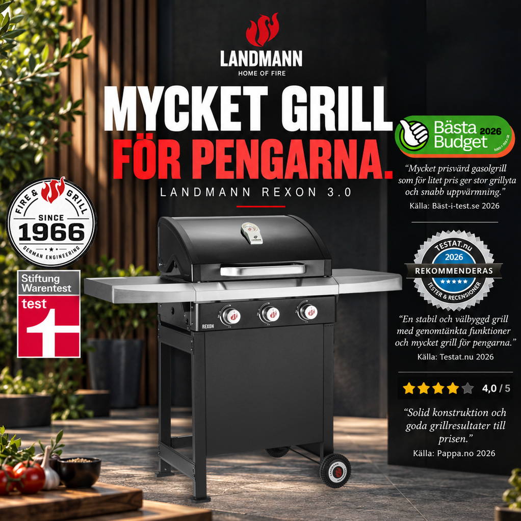 Gassgrill Landmann Rexon PTS 3.0 Sort