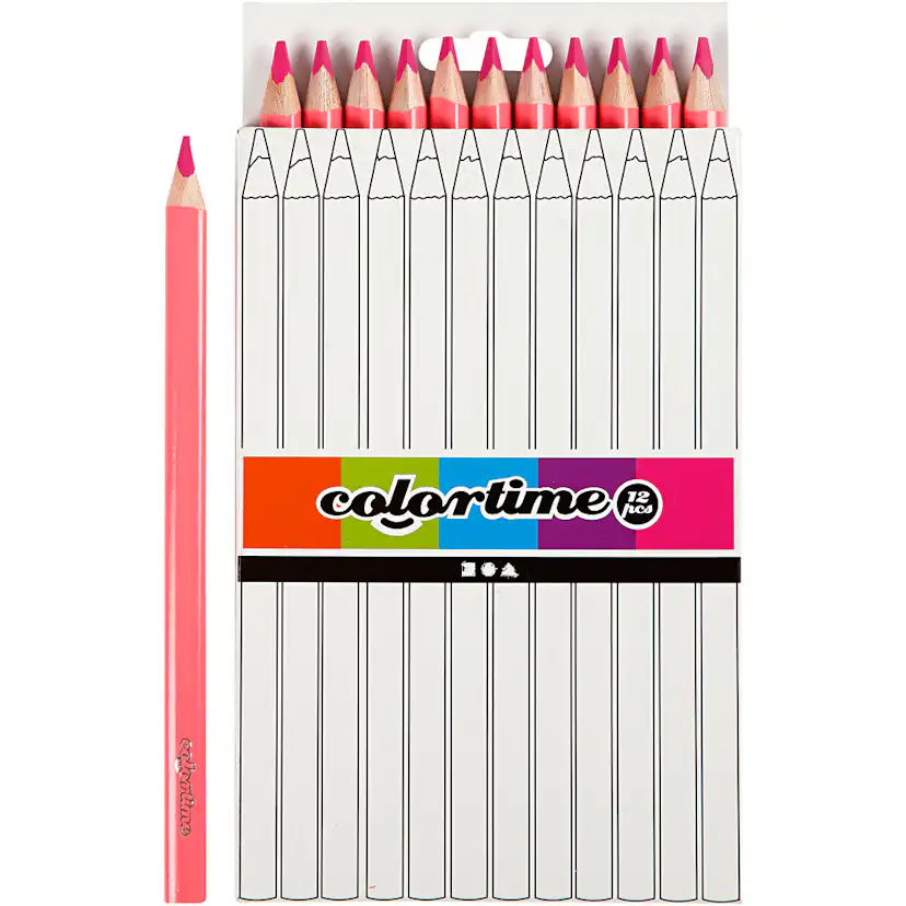 Fargeblyanter Creativ Company Colortime Jumbo 12 stk/1 Pk