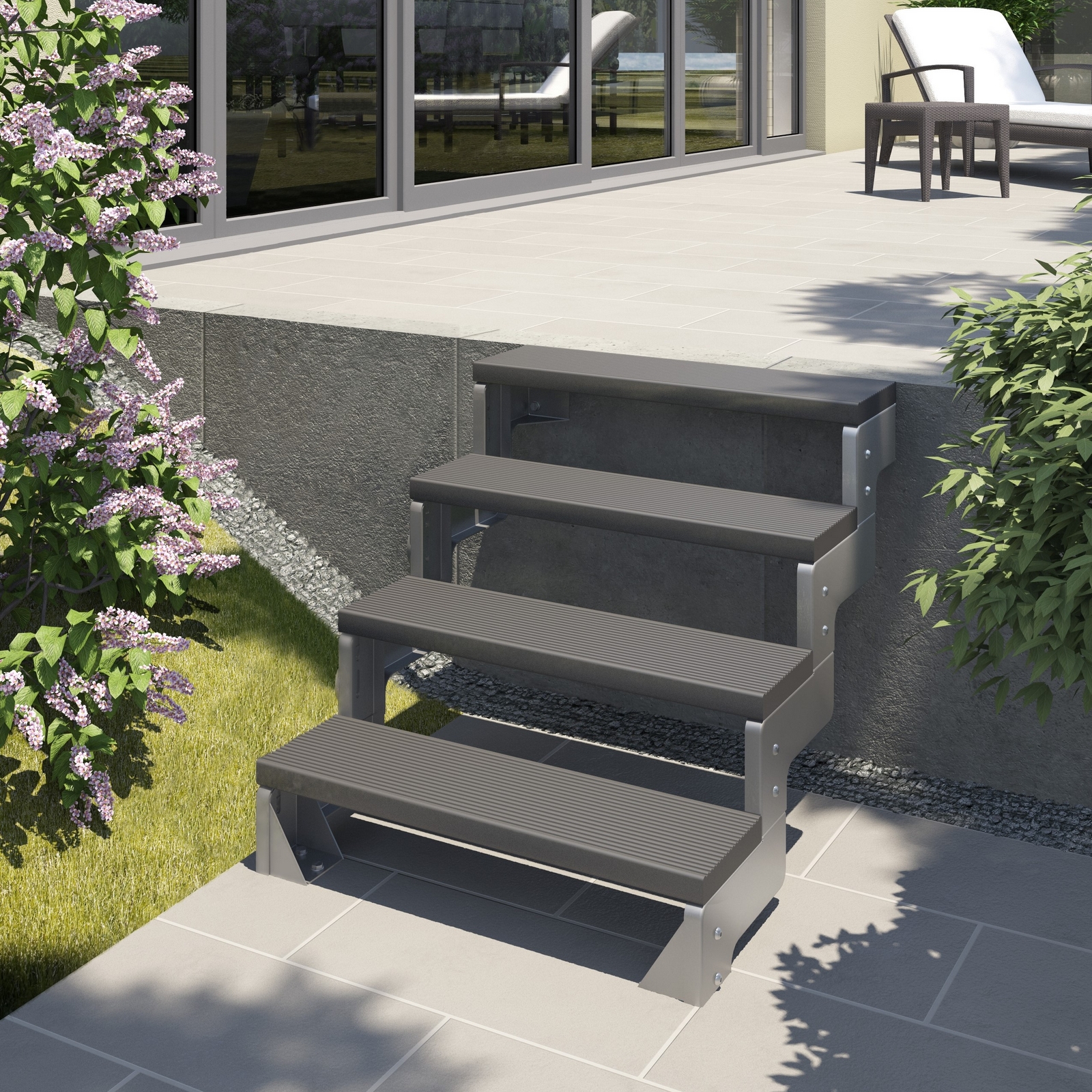 Hagetrapp Dolle Gardentop Trimax uten Rekkverk