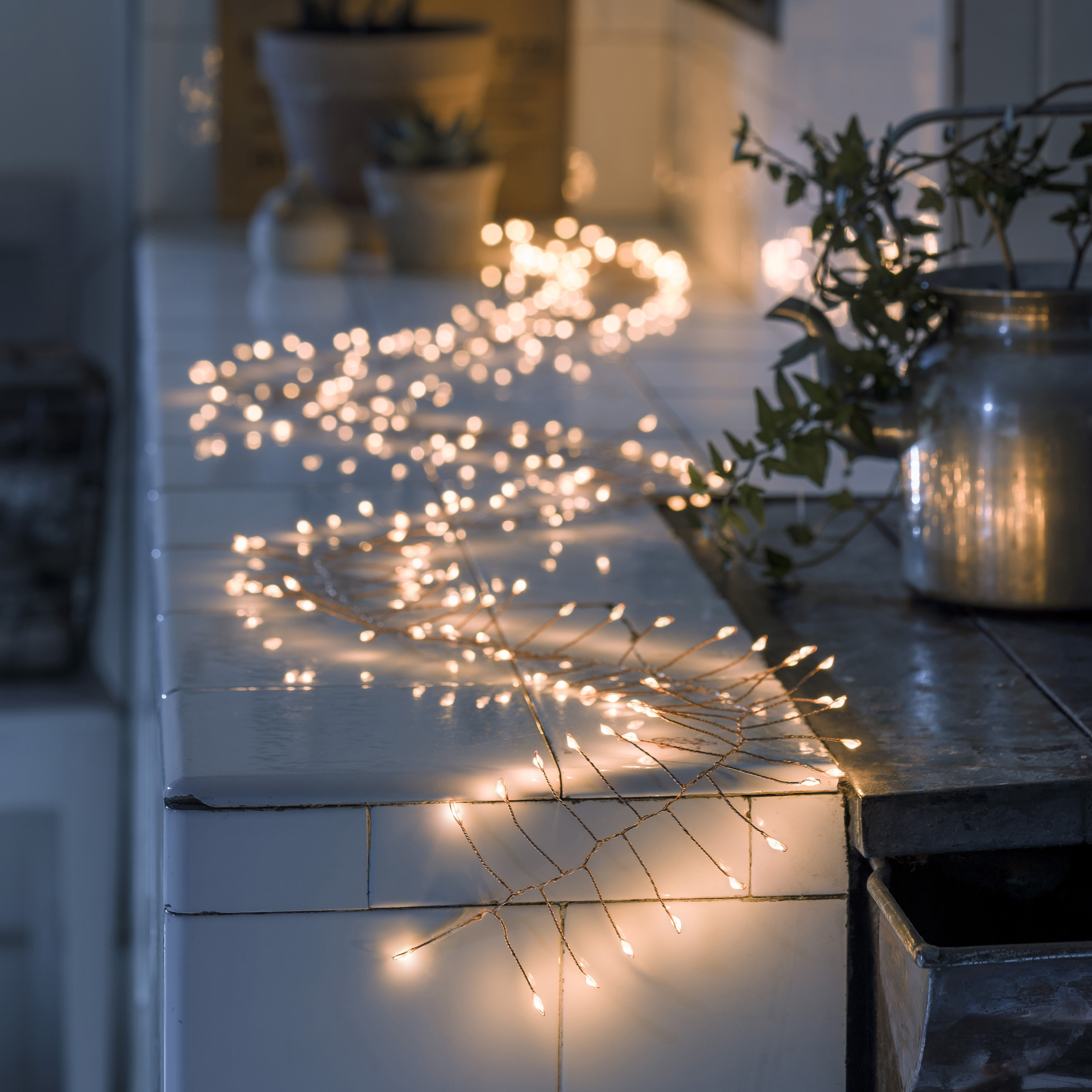 Lyslenke Gnosjö Konstsmide Microcluster Amber LED 200L