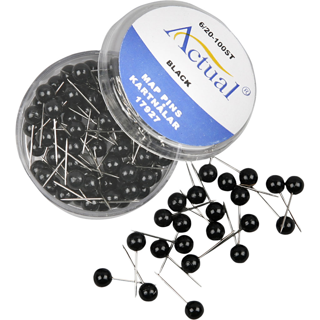 Kortnåler Creativ Company 17x6 mm 100 stk/1 Pk