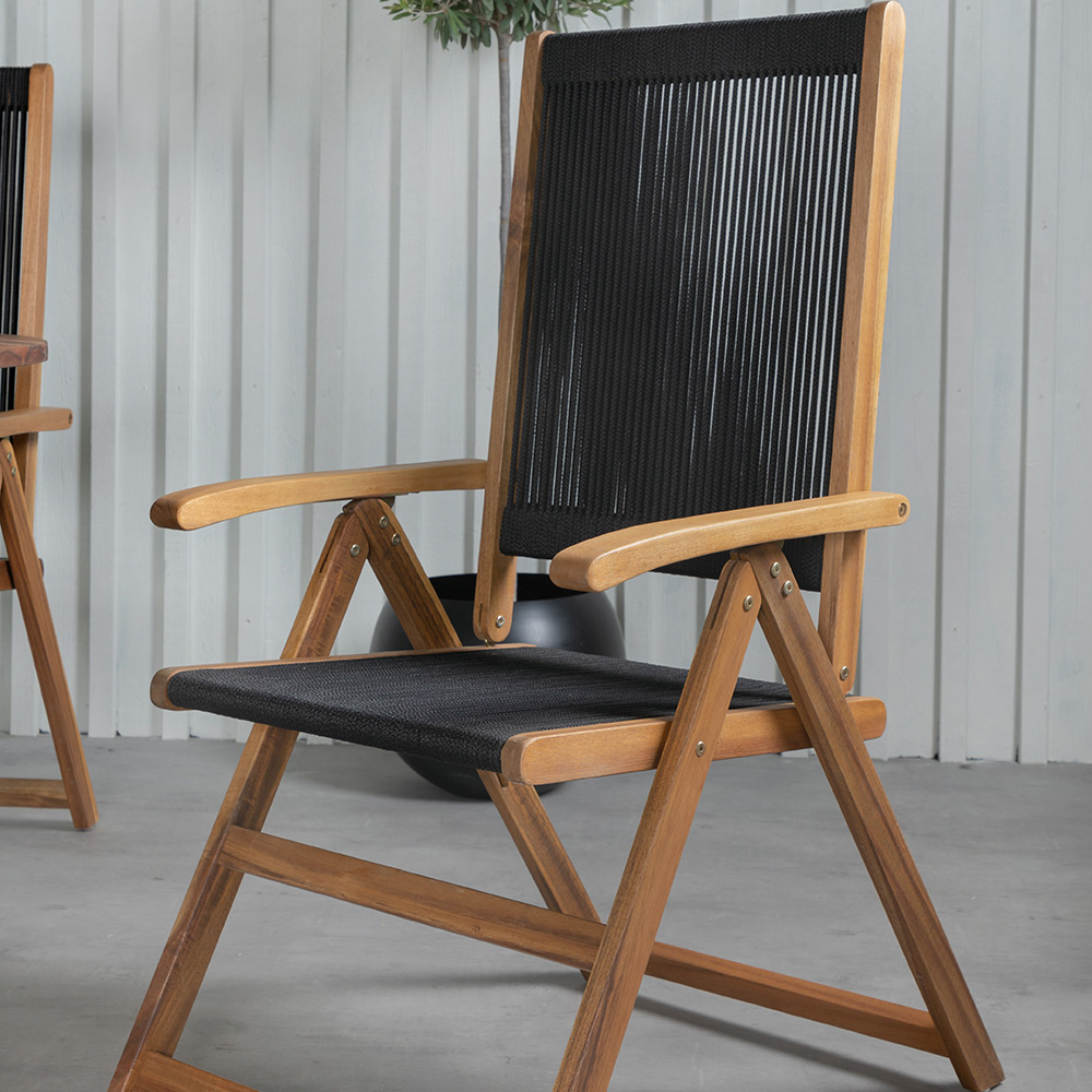 Spisegruppe Venture Home Canne med 4 Jimbo Sammenleggbara Spisestoler