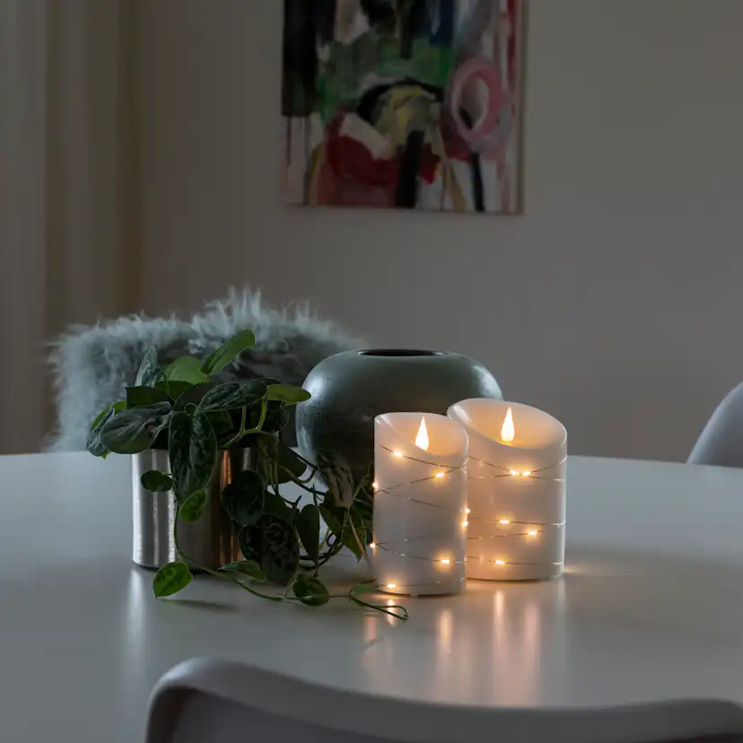 Vokslys Gnosjö Konstsmide Micro-LED 1834/44 2xC