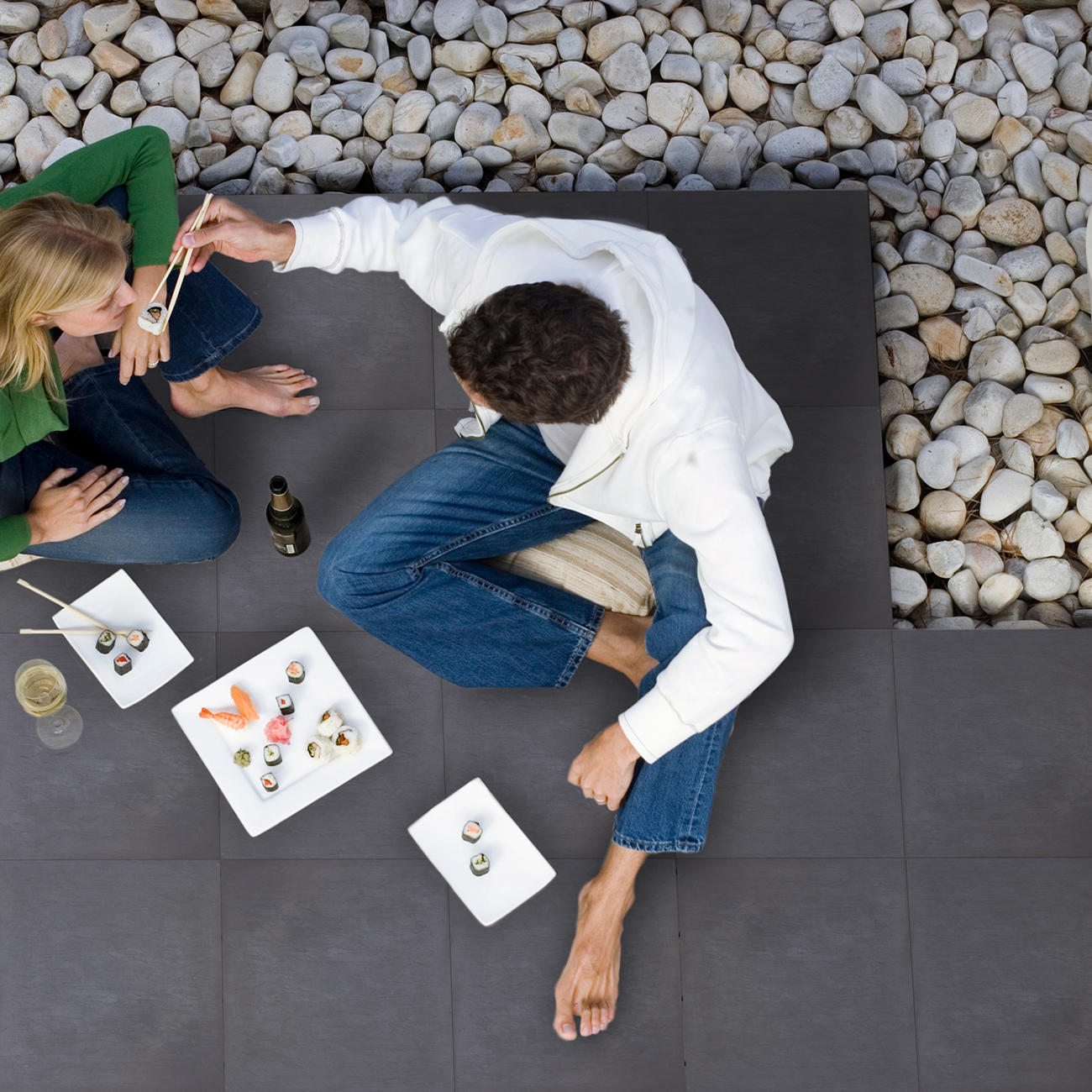 Golvplatta Hestraplattan Stone Dark Grey