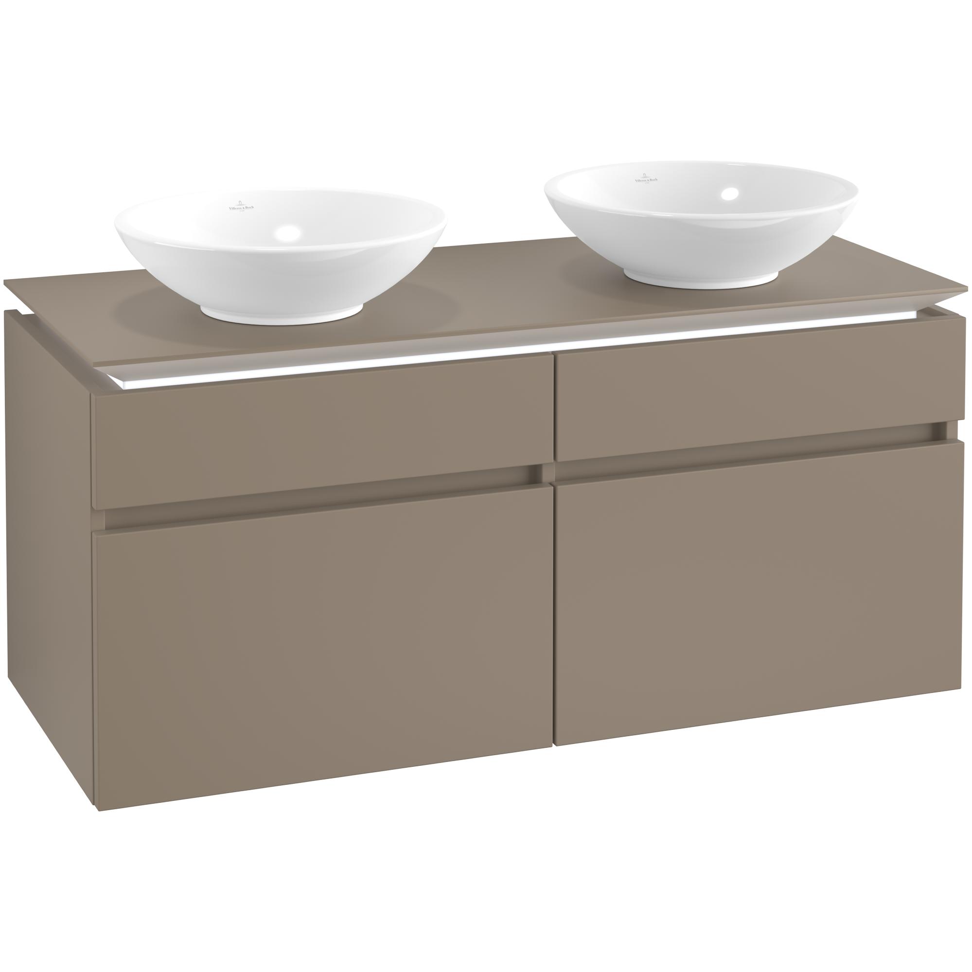 Tv&auml;ttst&auml;llssk&aring;p Villeroy & Boch Legato 1200 med 4 L&aring;dor f&ouml;r Tv&aring; Ytmonterade Tv&auml;ttst&auml;ll