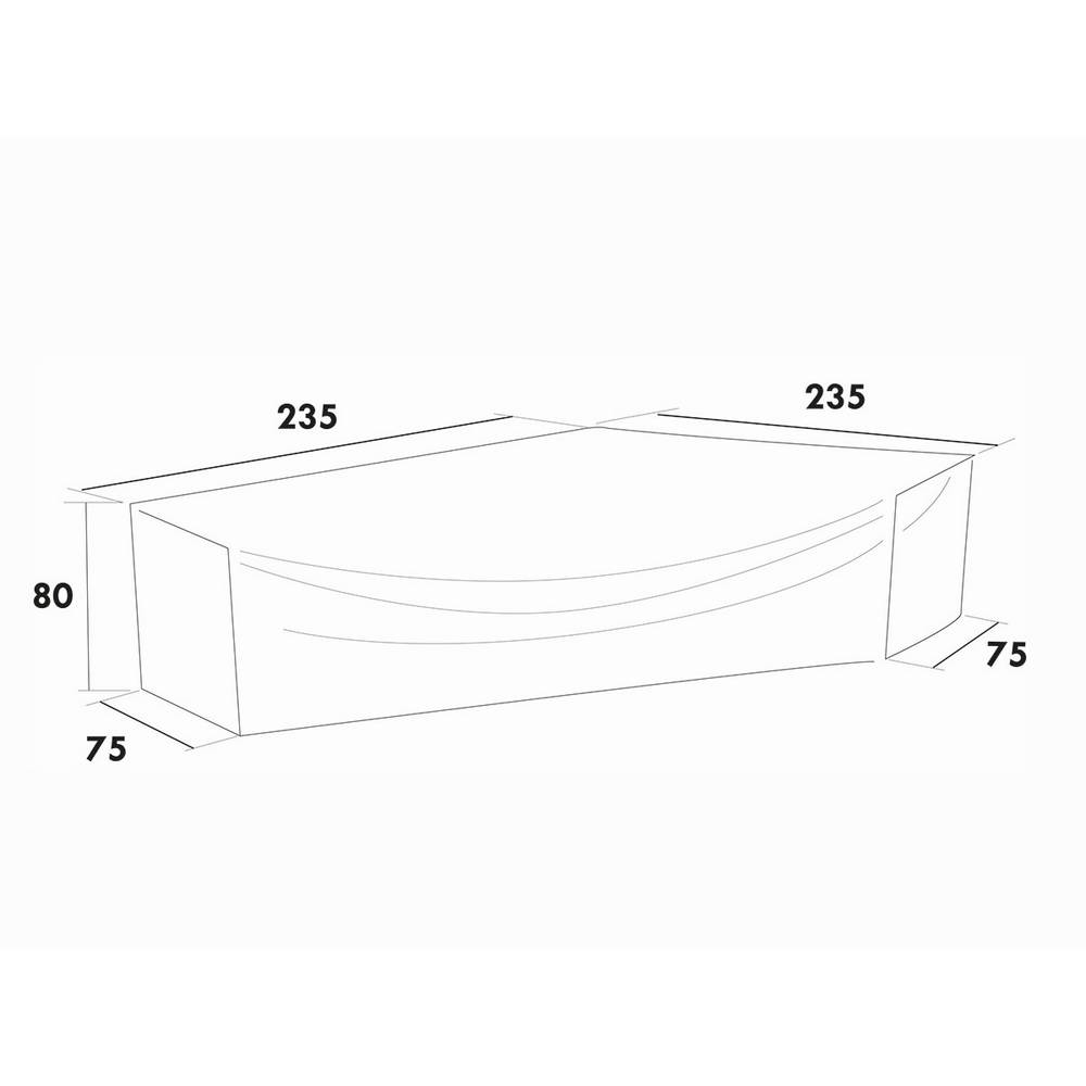 Møbeltrekk Hillerstorp Lounge 235/75X235/75X80 Cm