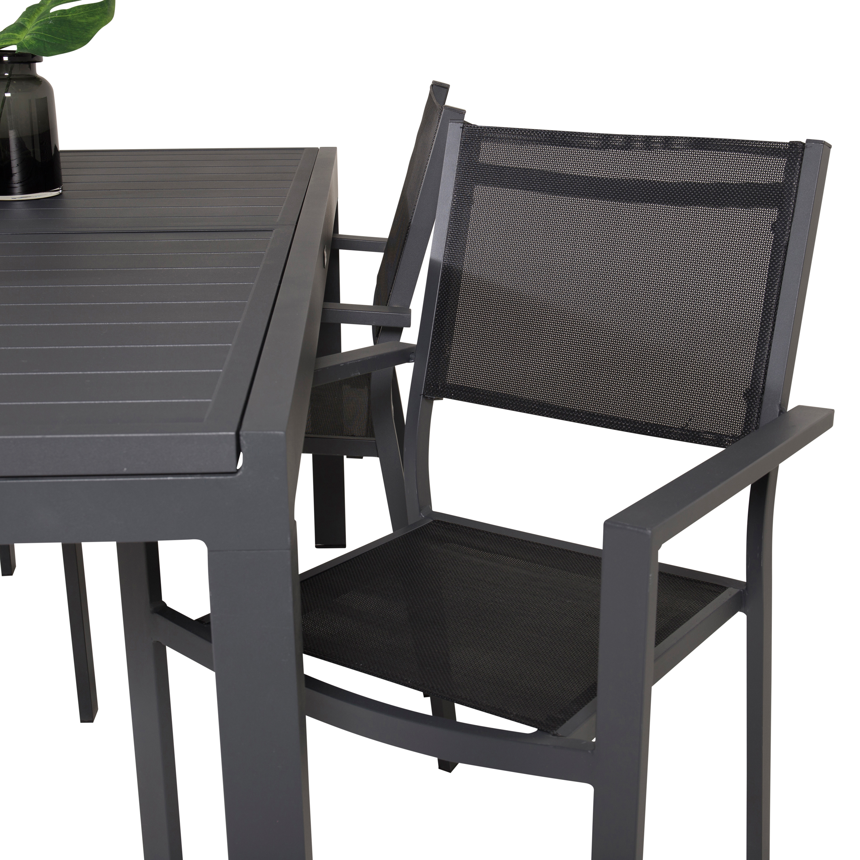 Spisegruppe Venture Home Madrid 160/240 med 4 Copacabana Spisestoler