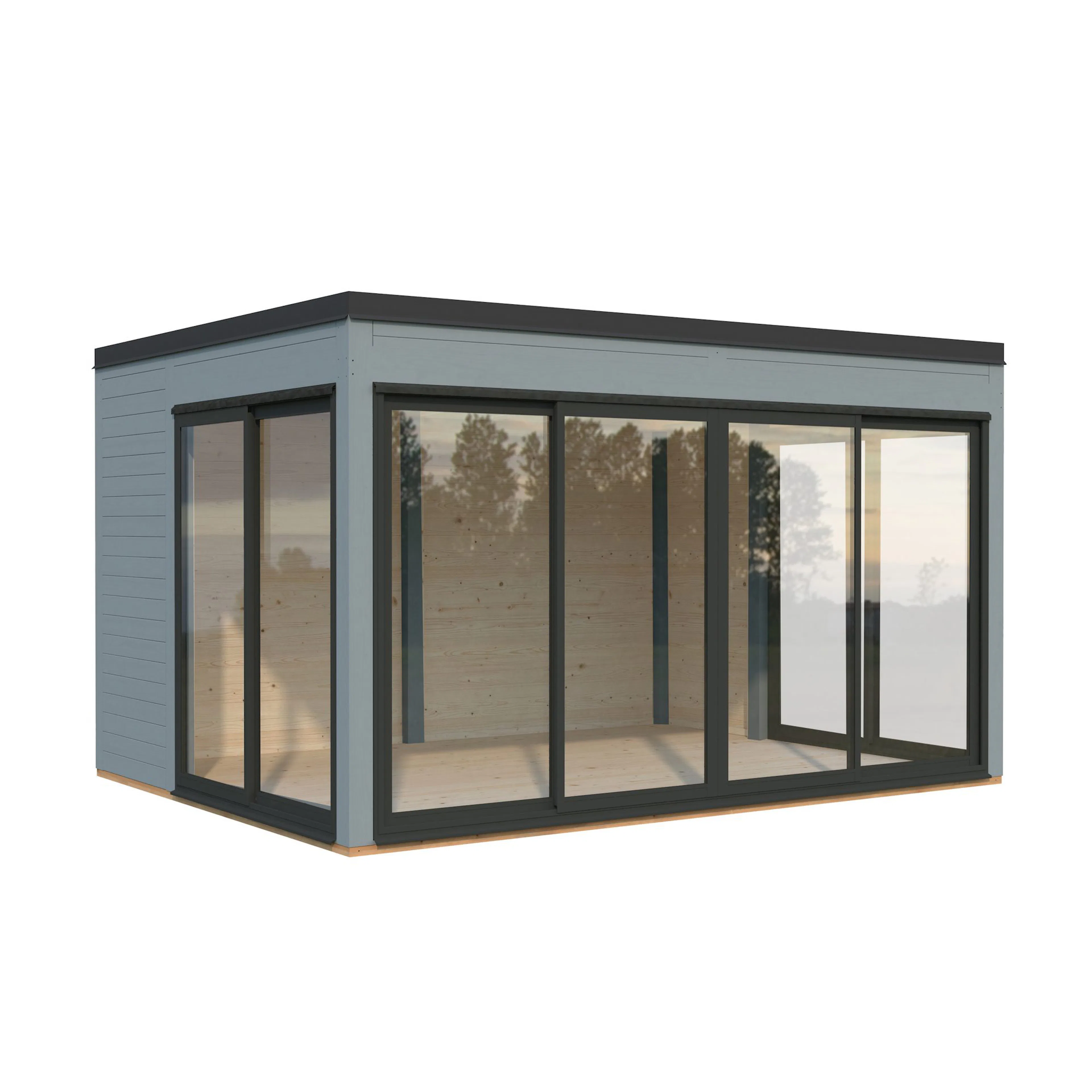 Hagestue Palmako Serena 13,4 m² Set 2 Slide Plus (inv. 12,6 m²)