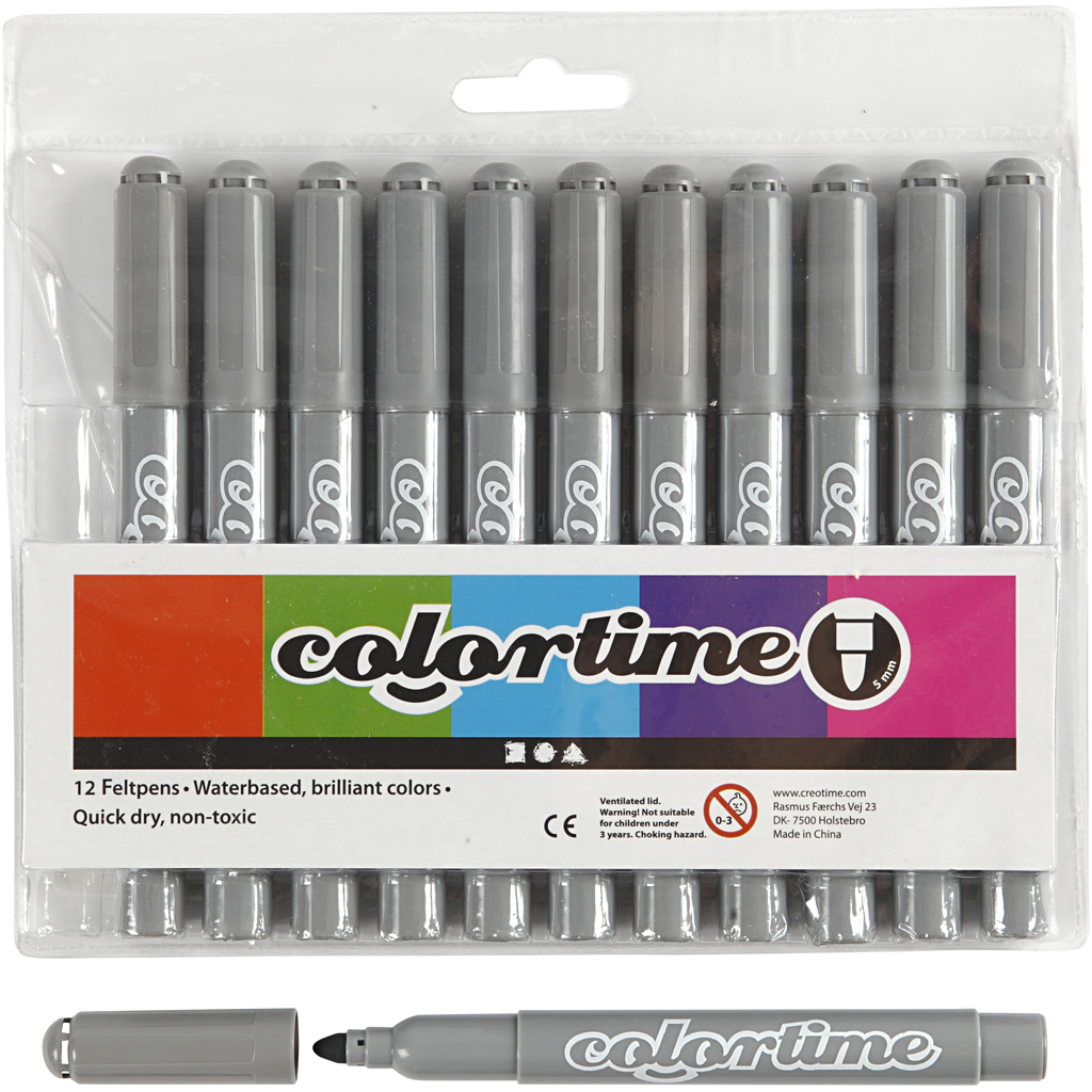 Tusjpenner Creativ Company Colortime Strek 5 mm 1 Pk