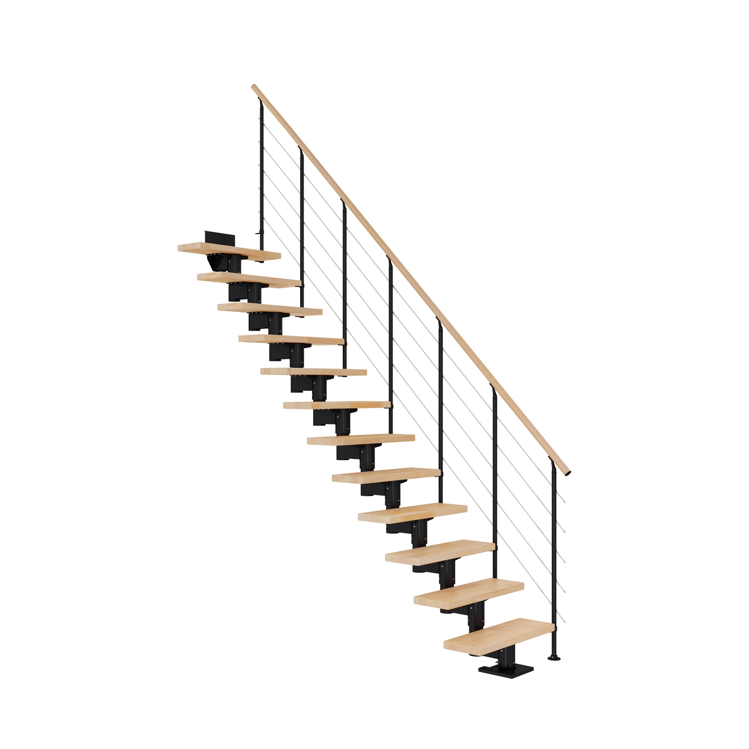 Plassbesparende Trapp Dolle Cork Bøk Rett Style6