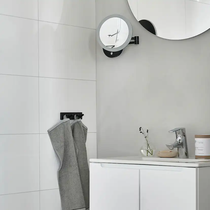Sminkespeil Smedbo Outline FK485EBP Svart