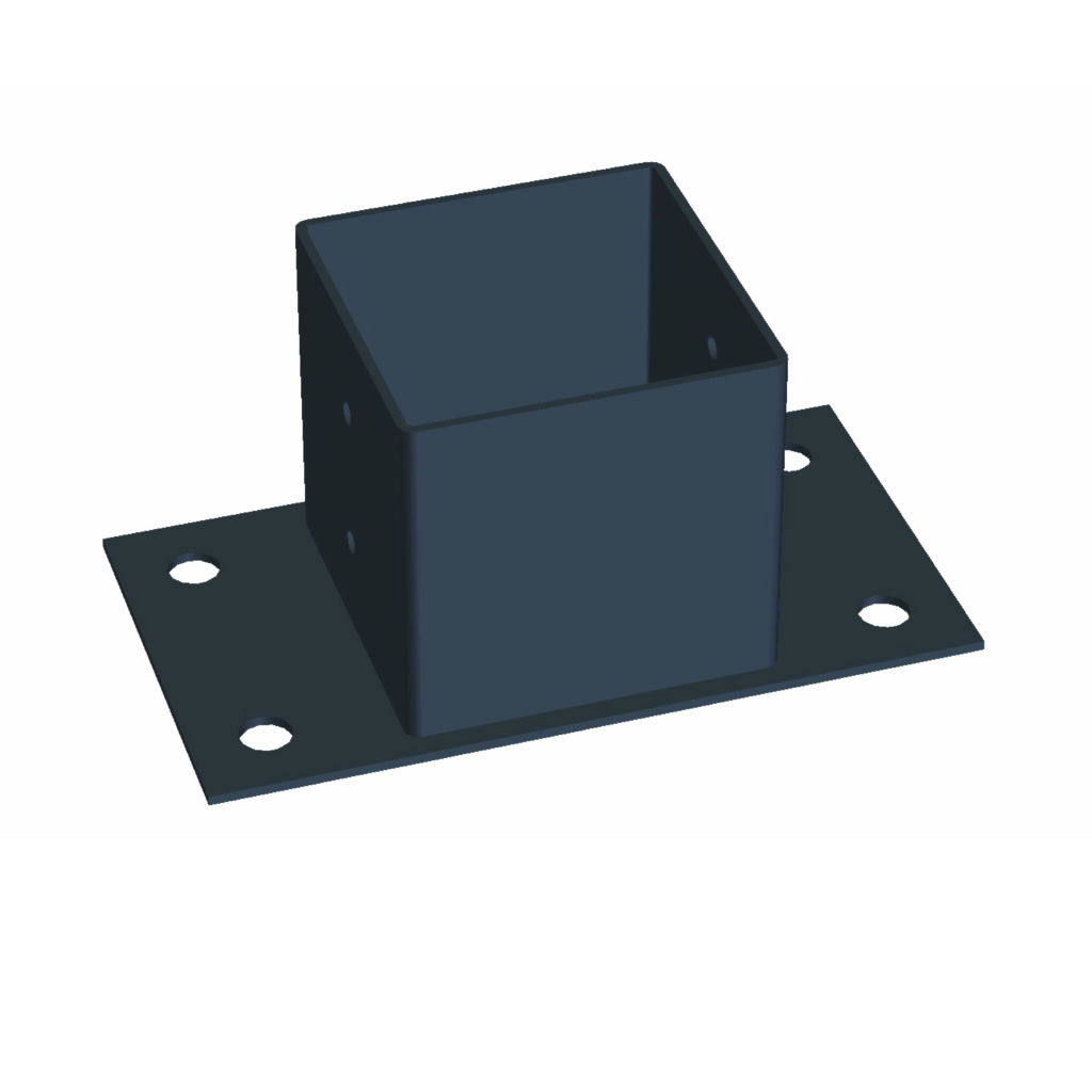 Stolpesko Jabo U 71x71 Sort