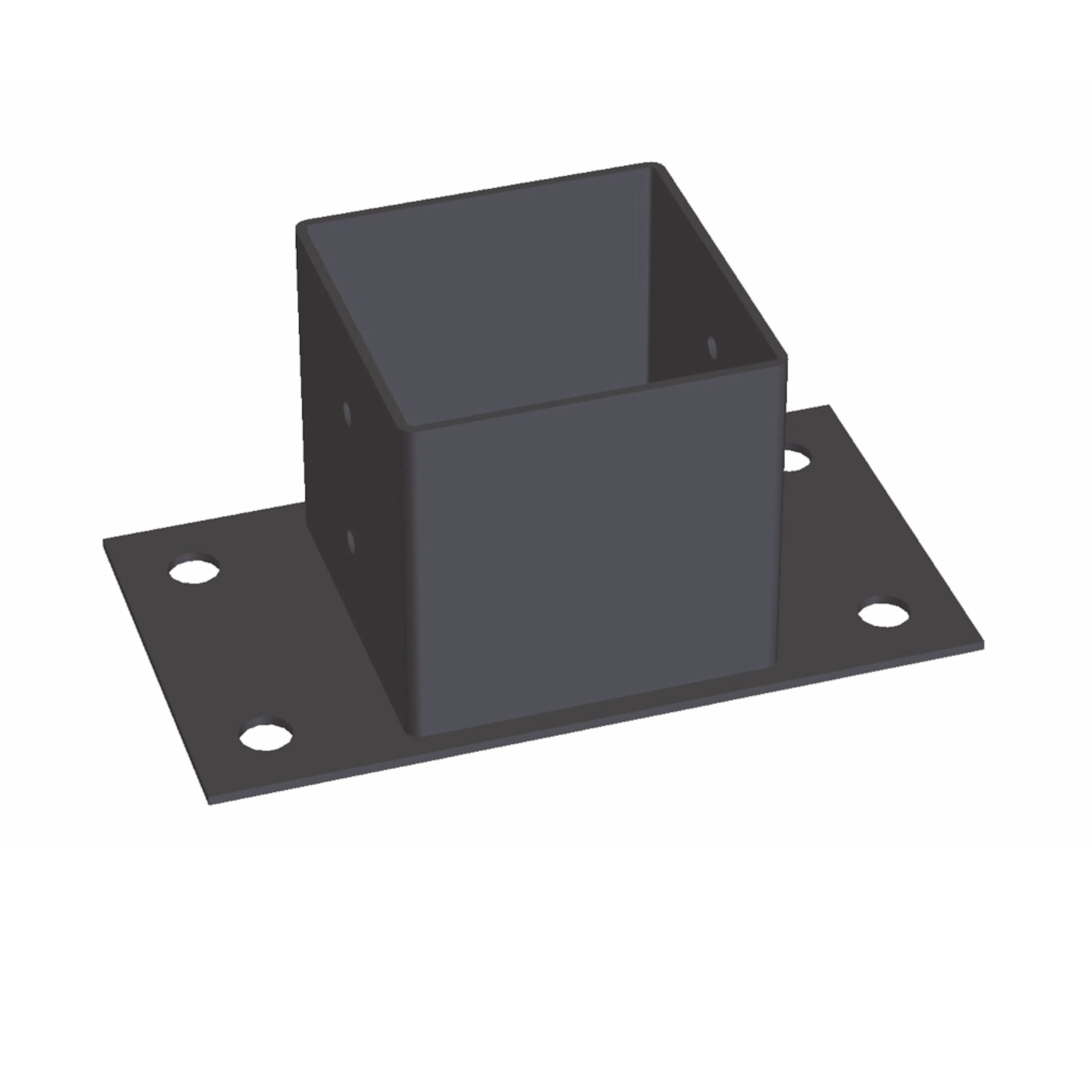 Stolpesko Jabo U 71x71 Sort