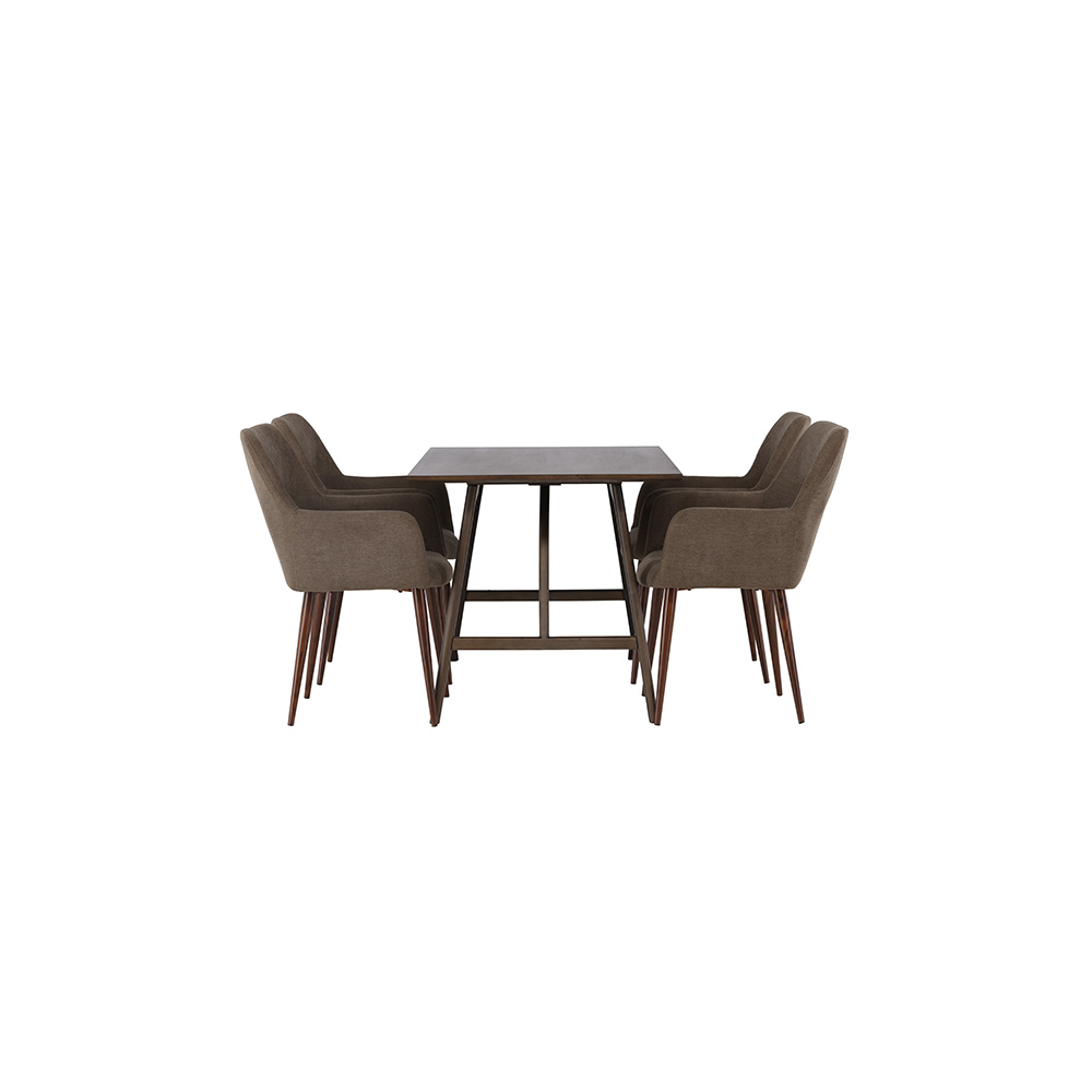 Spisegruppe Venture Home Kaseidon med 4 stk Tomorrow Stoler
