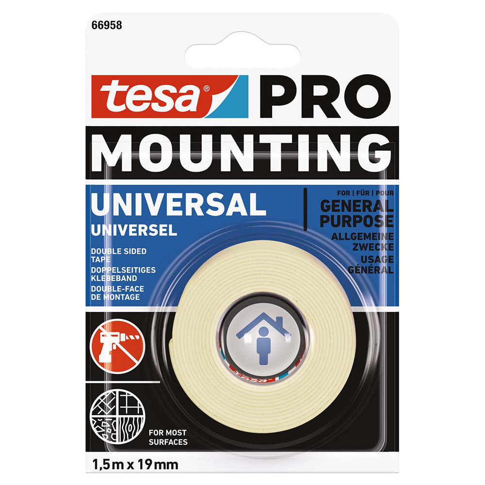 Monteringstape Tesa Pro Universal 19 mm