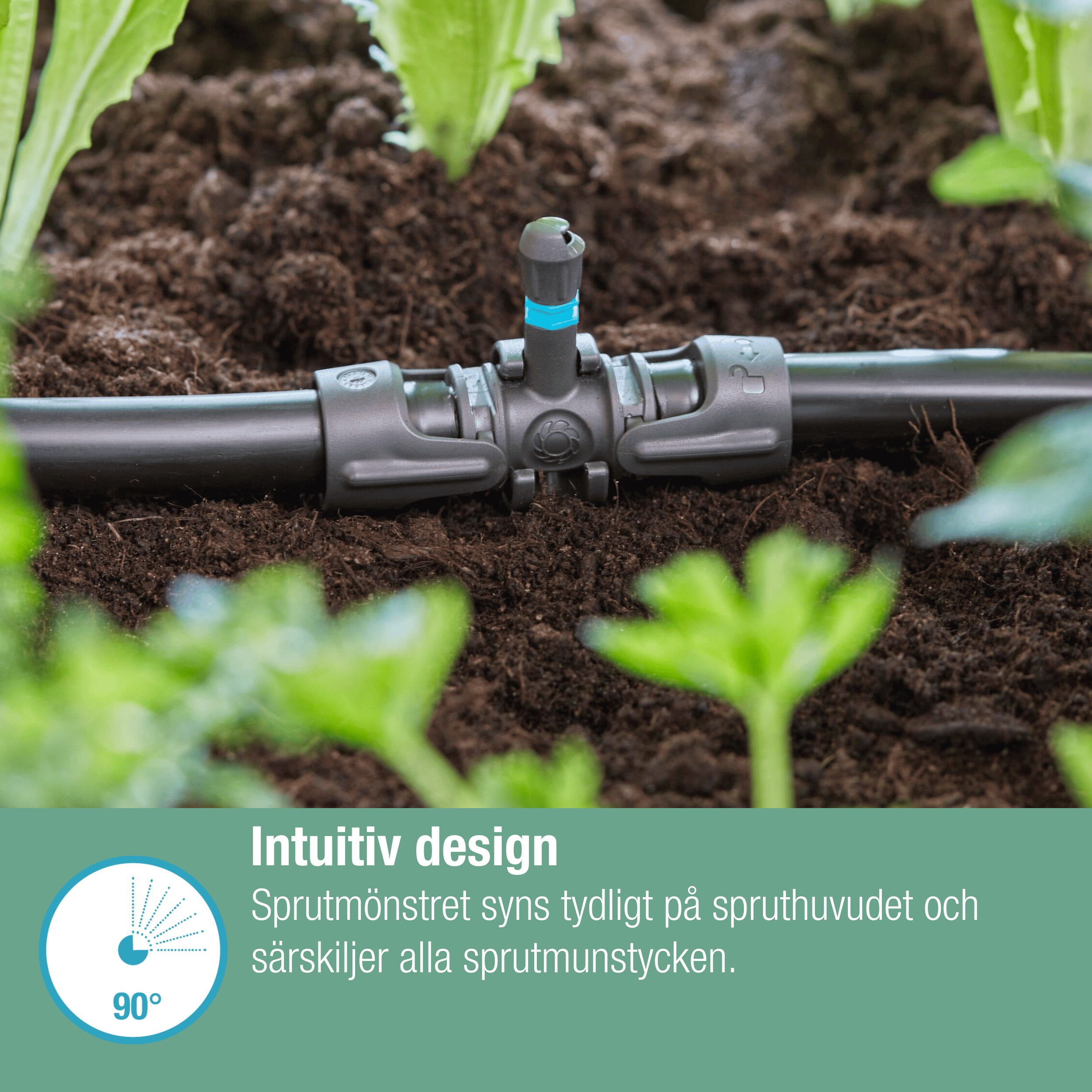 Sprederdyse Gardena Micro 90°