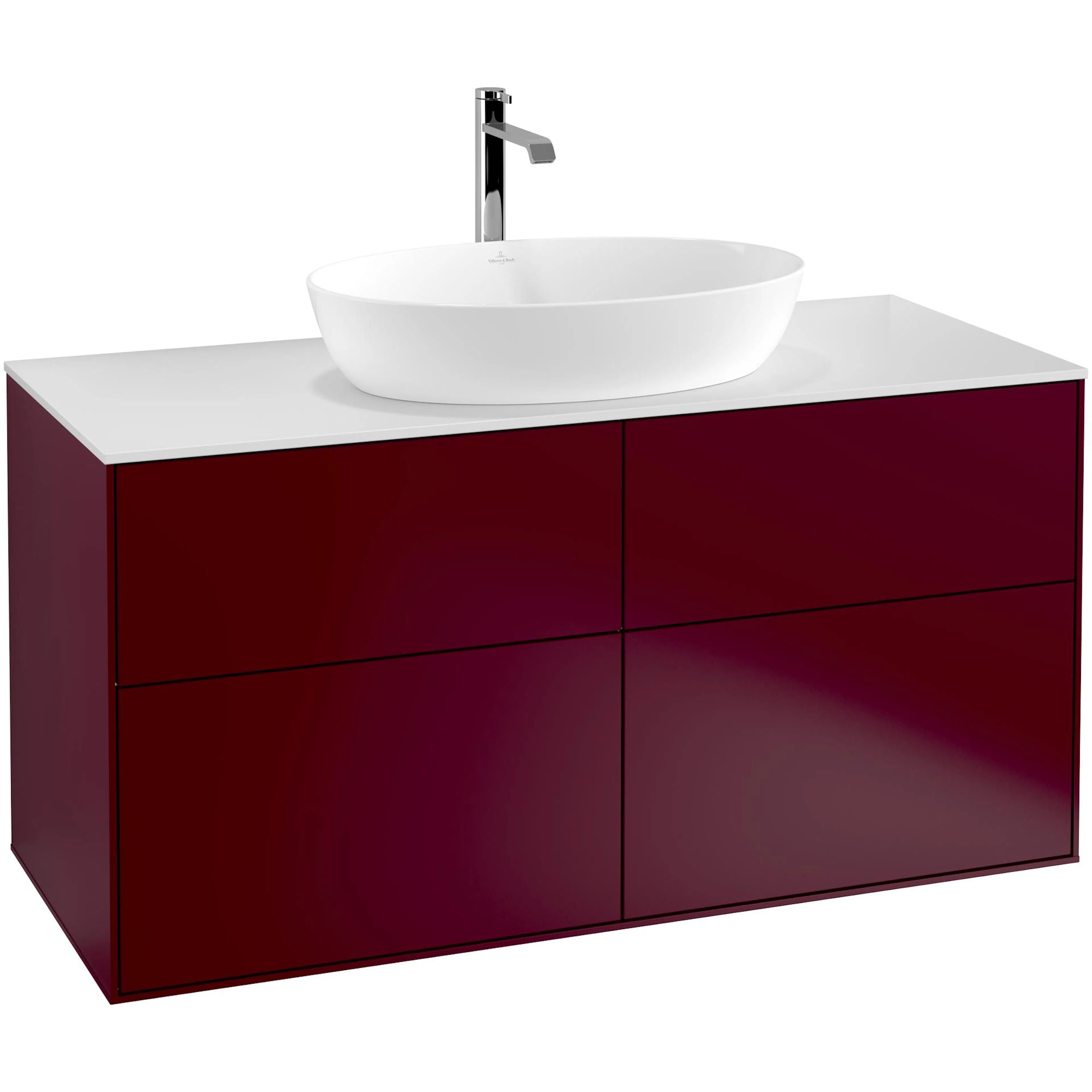 Tvättställsskåp Villeroy & Boch Finion med 4 Lådor och Bänkskiva för Fristående Tvättställ från Artis & Collaro
