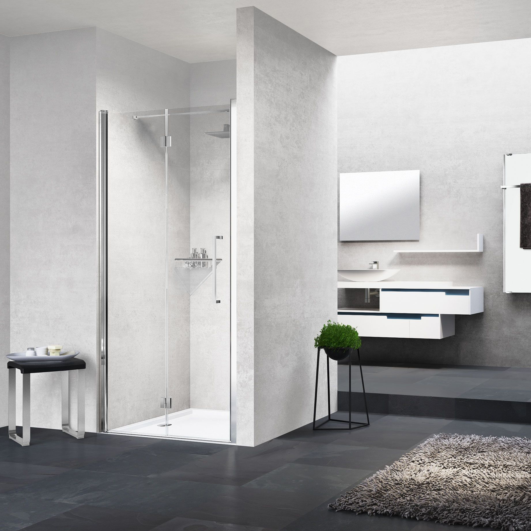 Foldedør Novellini Young 2.0 1BS