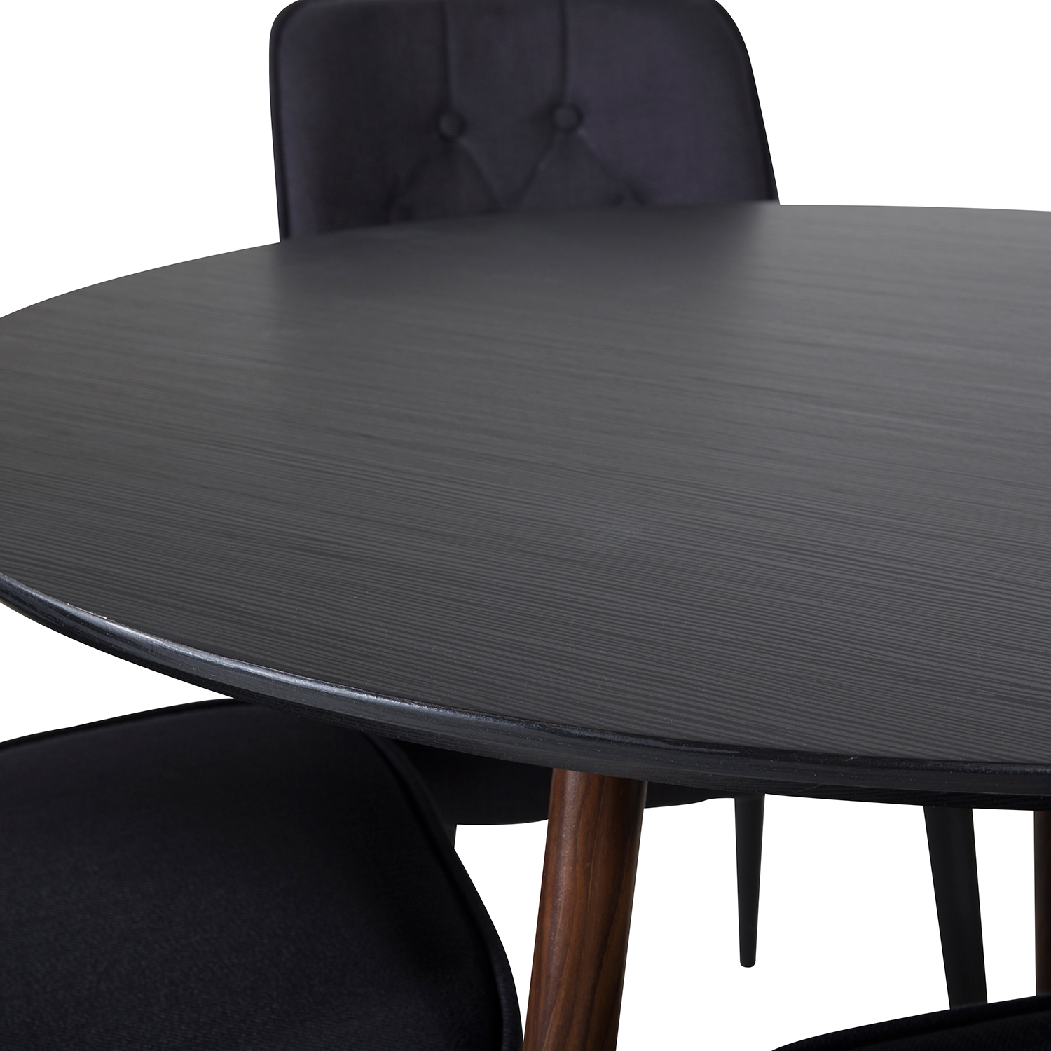 Spisegruppe Venture Home Plake med 4 Vera Stoler Polyester Rundt