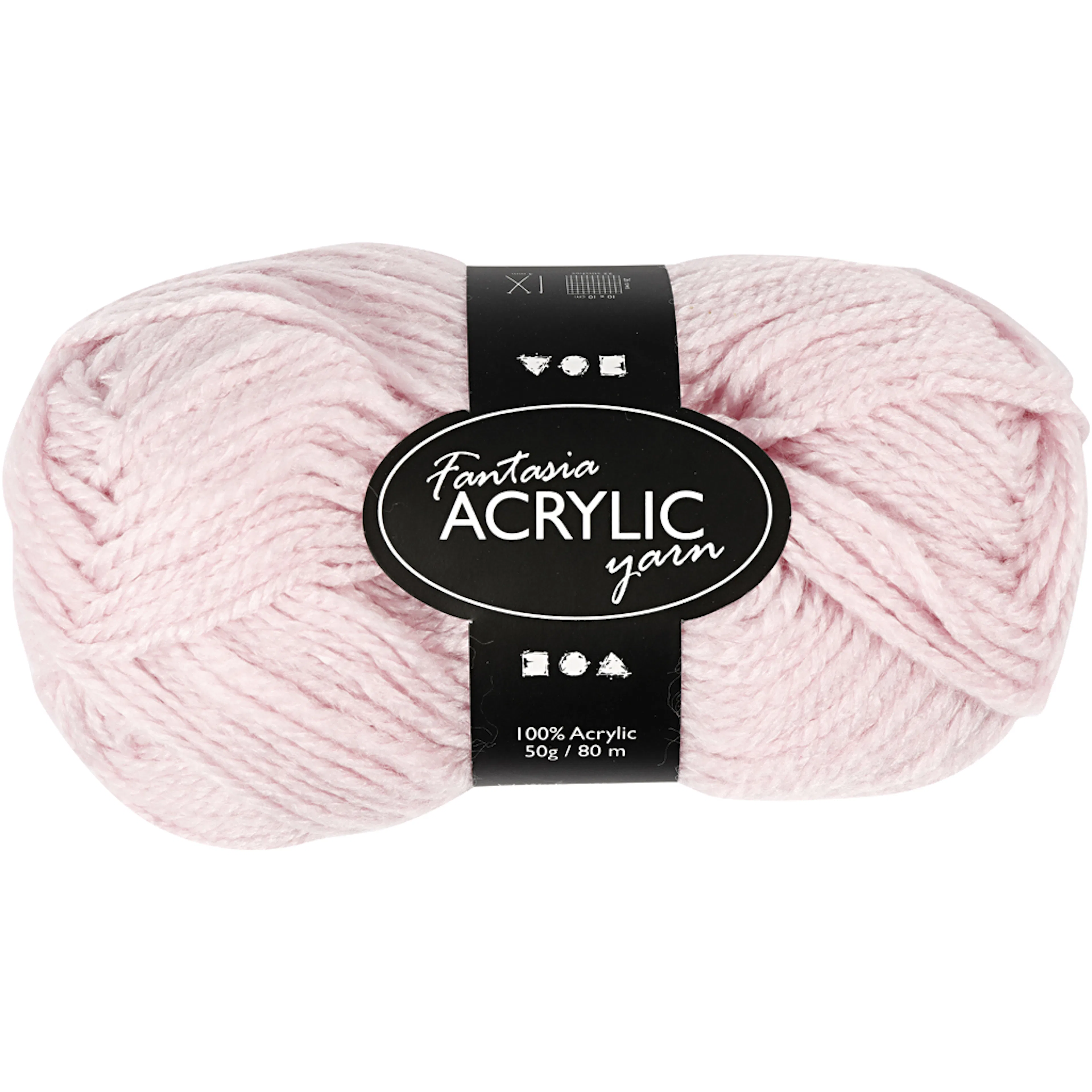 Akrylgarn Creativ Company Fantasia 80 m 50 g/1 nst