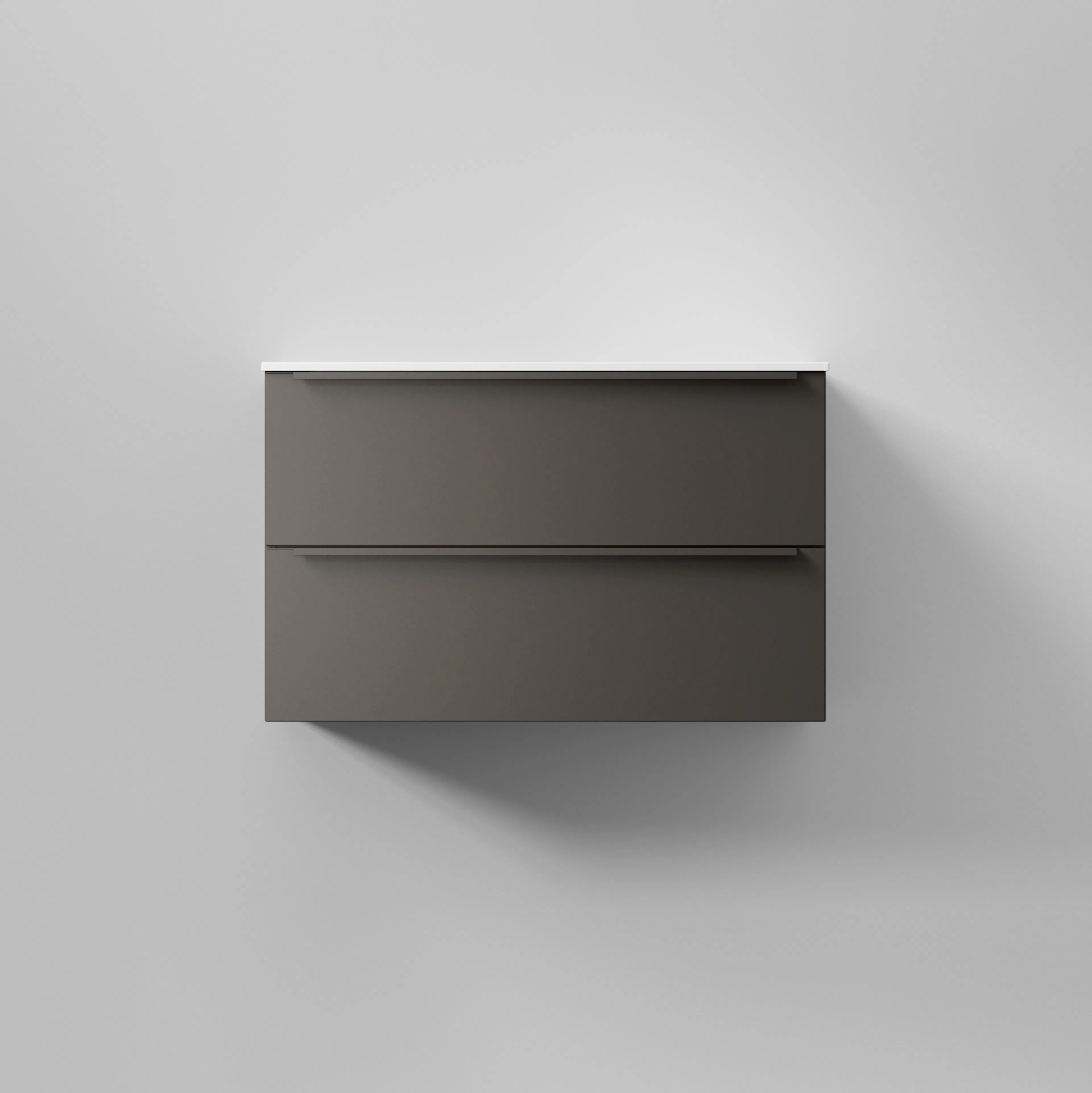 Kommod Core Avant 80 Carbon Grey, 2 Lådor Carbon Grey, 800x454x500 mm