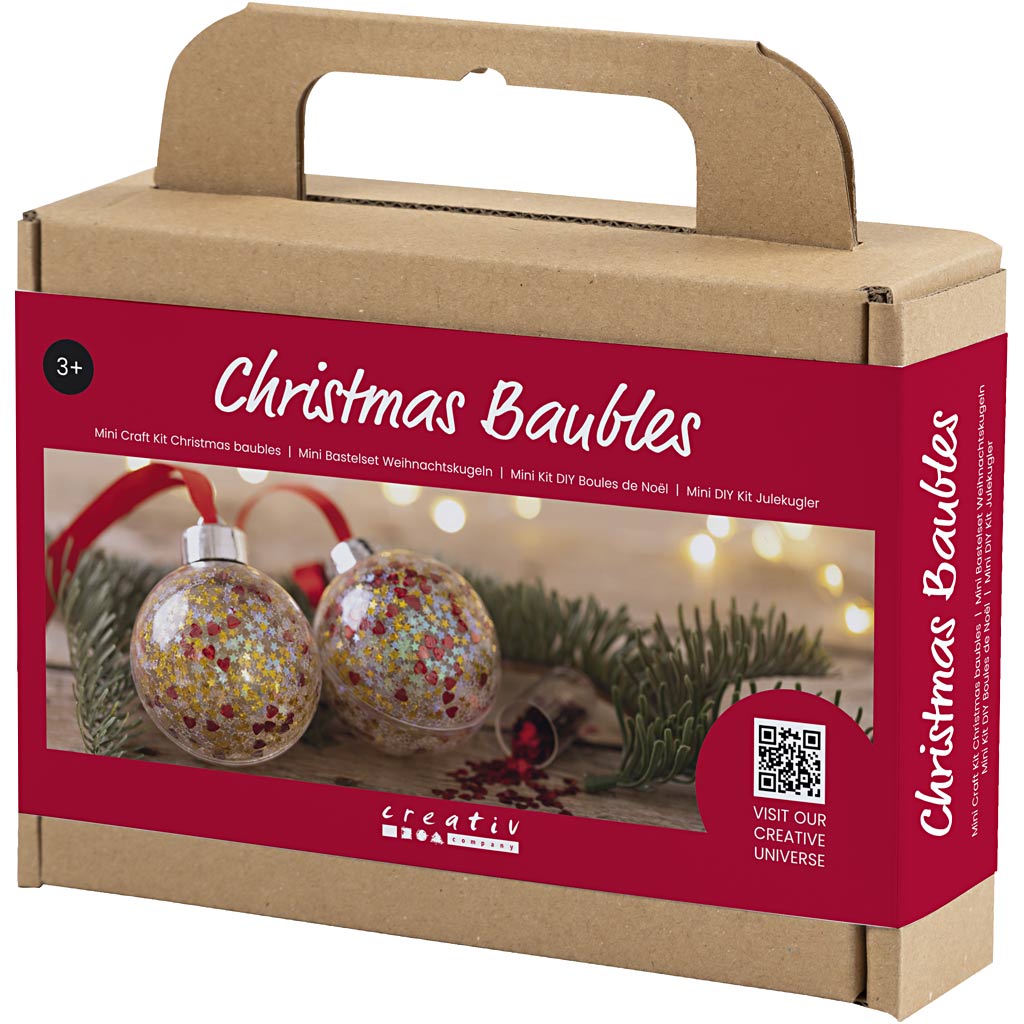 Julekuler Creativ Company Mini DIY Kit Paljetter