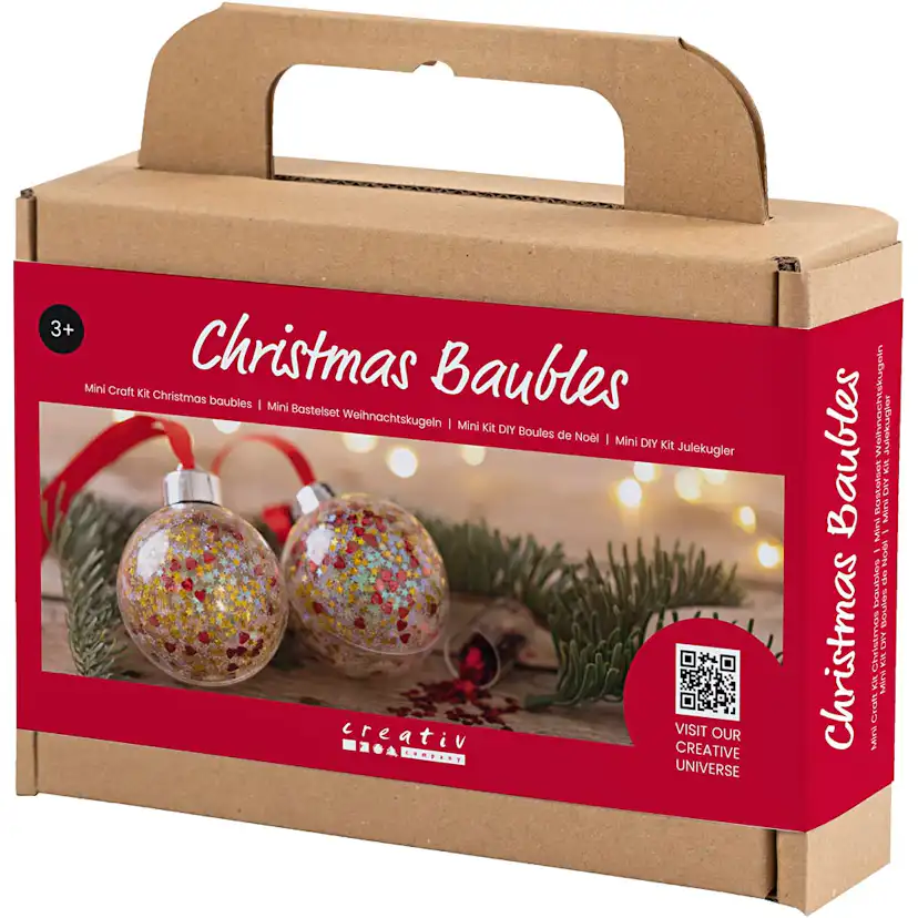 Julekuler Creativ Company Mini DIY Kit Paljetter