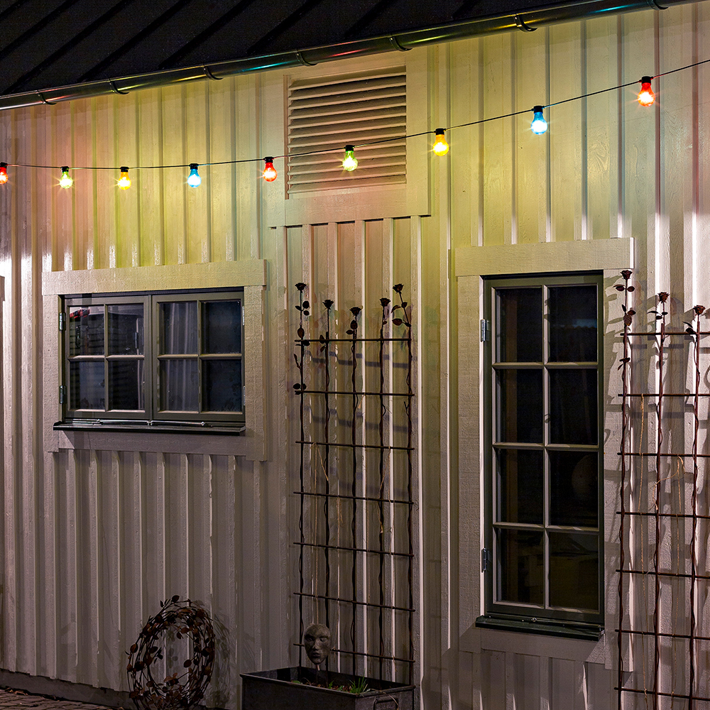 Lyslenke Gnosjö Konstsmide 20 st LED 19,5 m