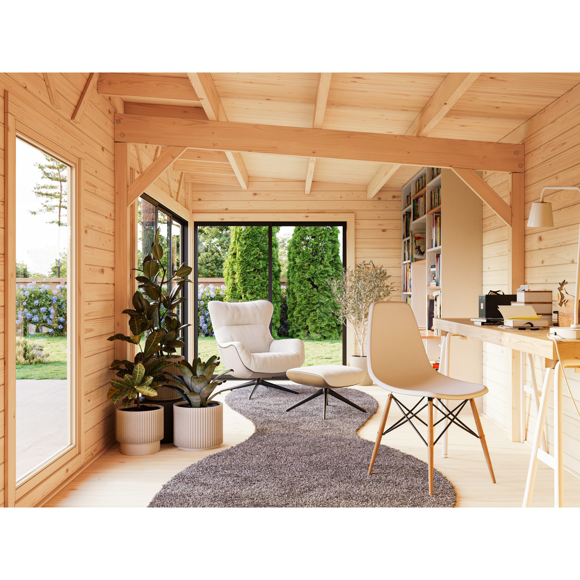 Hagestue Palmako Andrea 22,1 m² Slide (inv. 21,1 m²)