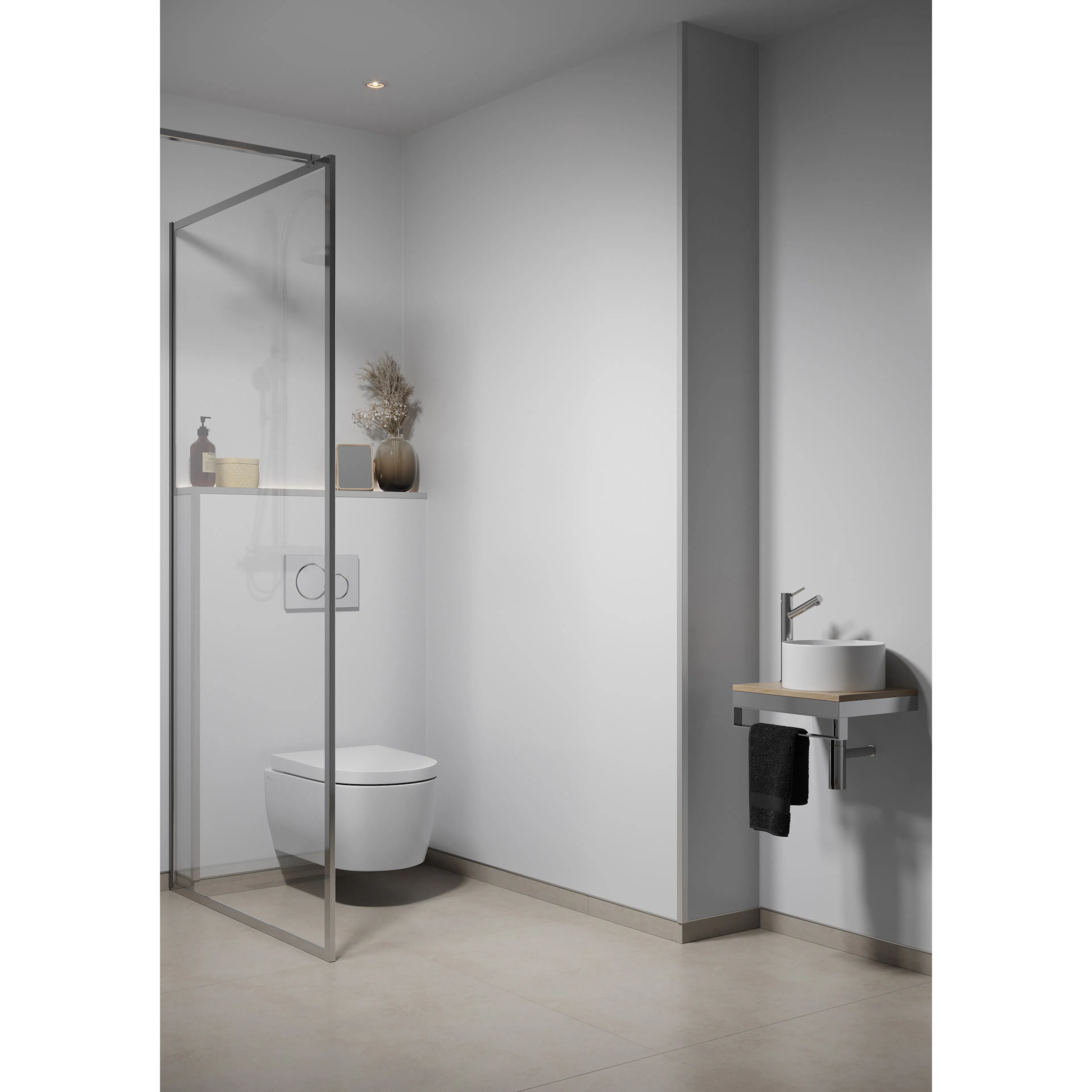 Baderomspanel Fibo 1091-T00 Rhodos White