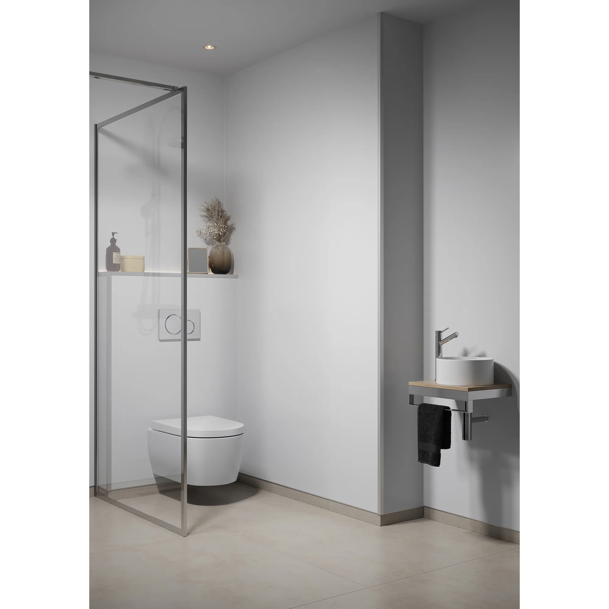 Baderomspanel Fibo 1091-T00 Rhodos White