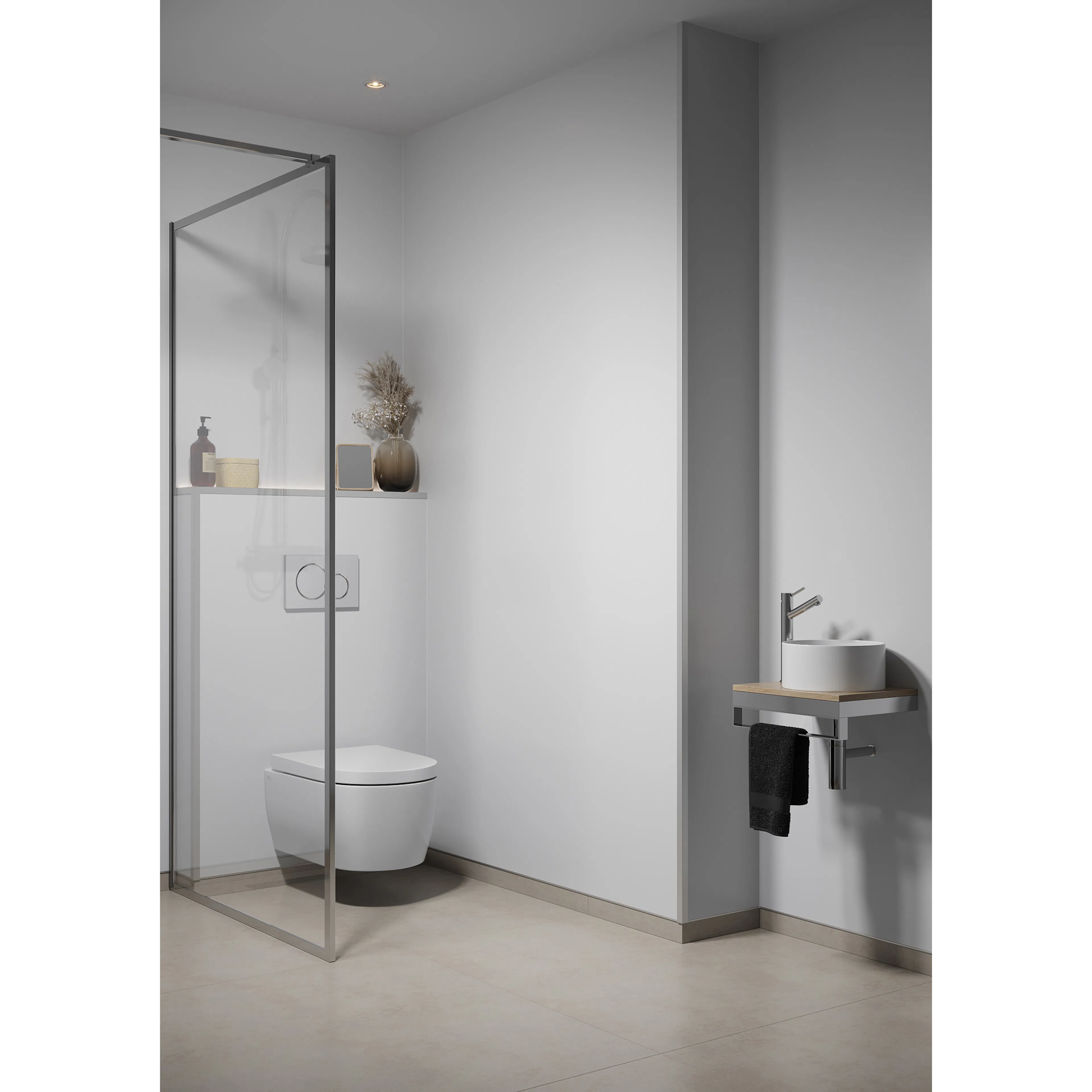 Baderomspanel Fibo 1091-T00 Rhodos White