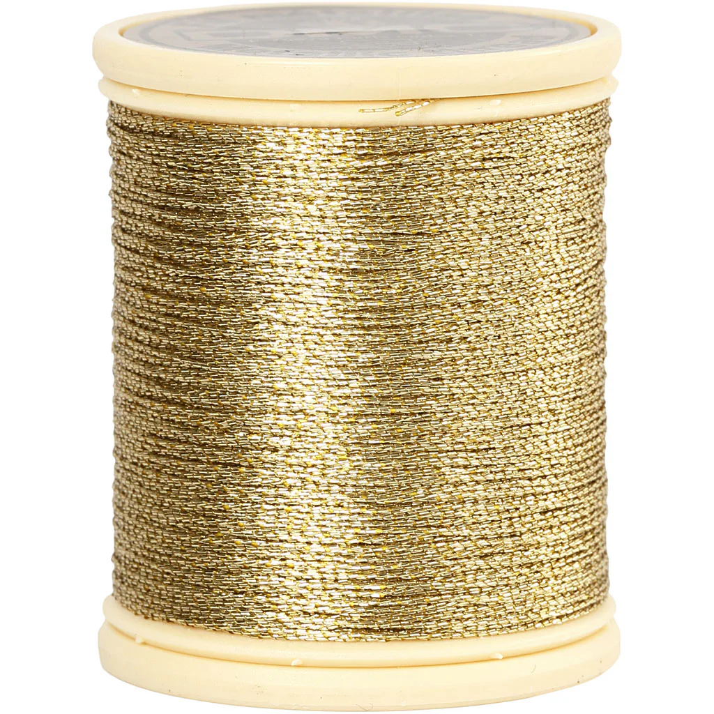 DMC tråd, guld, tjocklek 0,36 mm, 40 m/ 1 rl. Gull