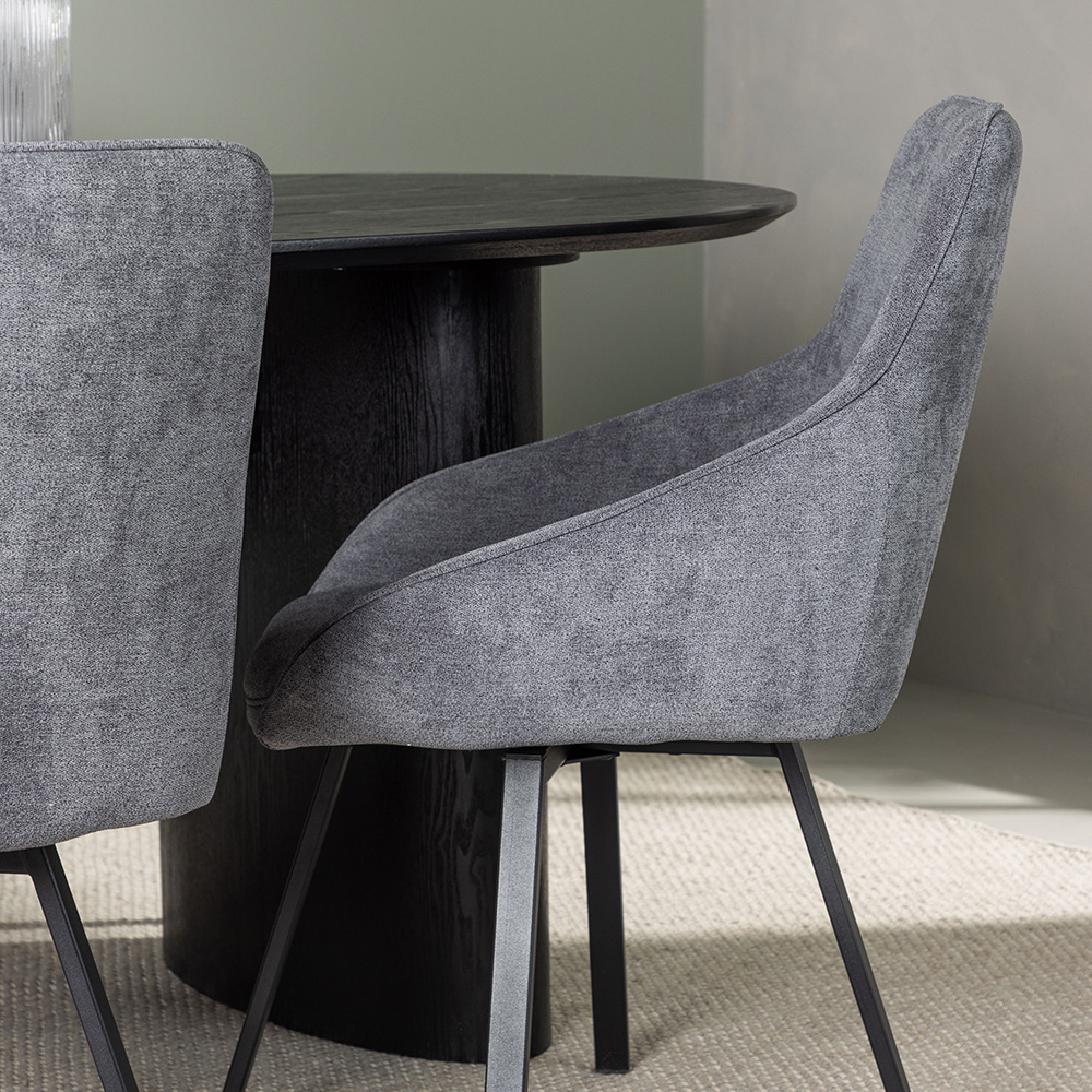 Spisegruppe Venture Home Isolde med 4 stk Rosie Stoler