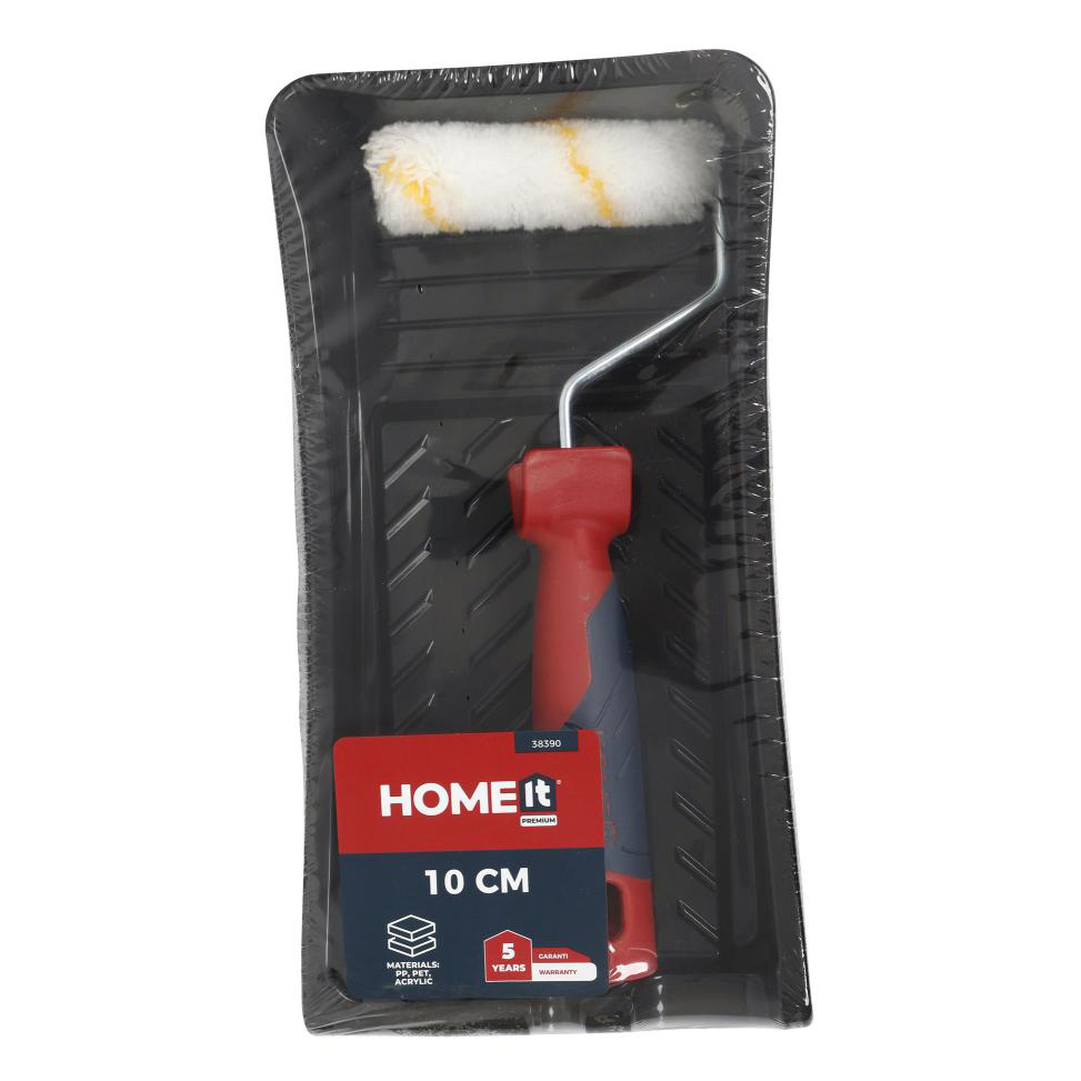 Målarrulle Home It Med Bricka 10 cm