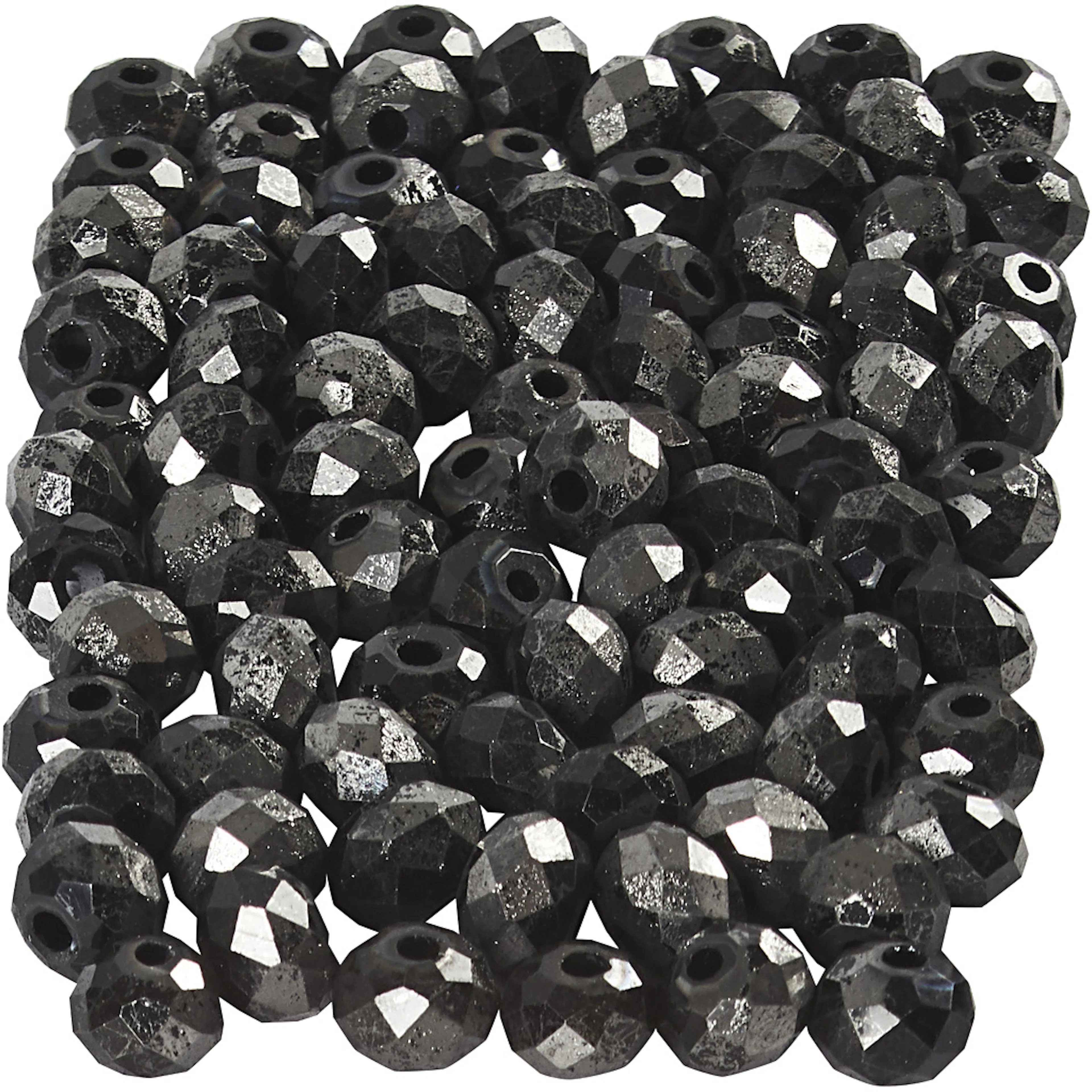 Facettperler Creativ Company Str 3x4 mm Hullstr 0,8 mm 100 stk/1 Pk